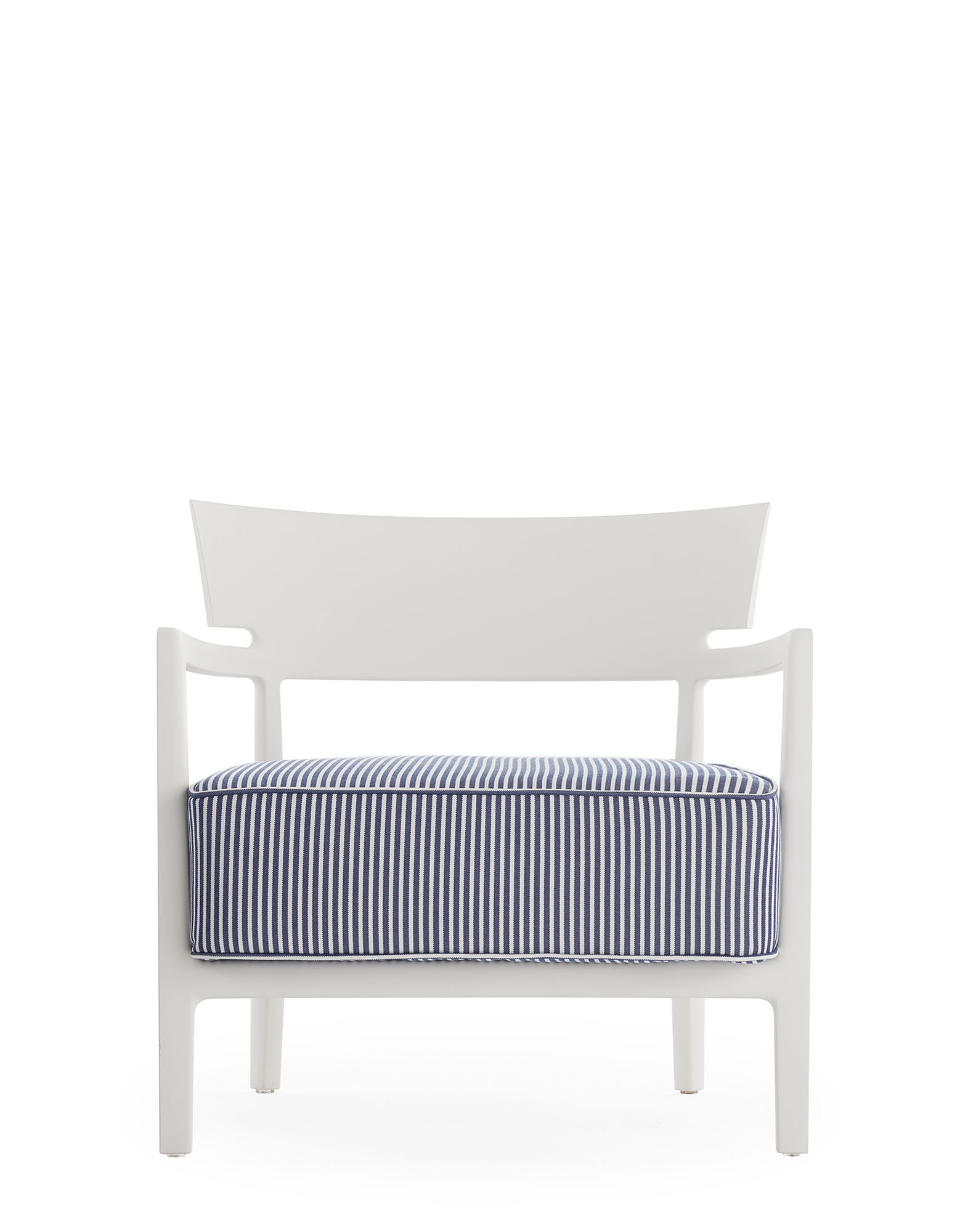 Kartell Armchairs CARA MAT OUTDOOR WHITE/BLUE | Kartell