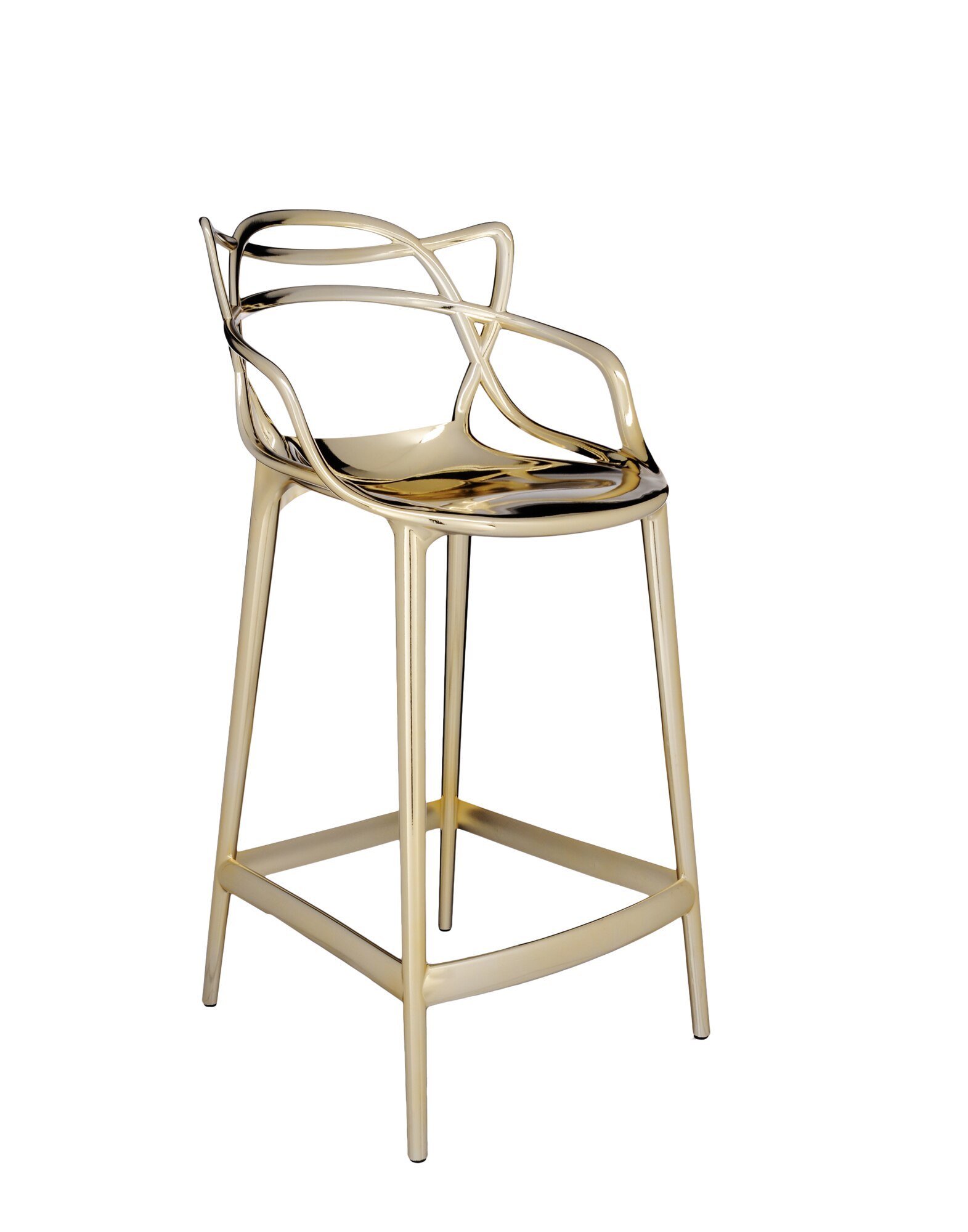 Kartell Stools MASTERS STOOL Metal GOLD | Kartell