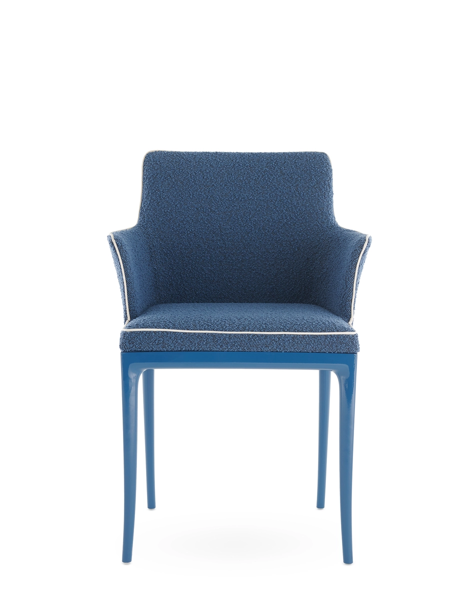 Kartell LILLYBET Kleiner Sessel Bouclè HELLBLAU/BLAU KAR05854AY