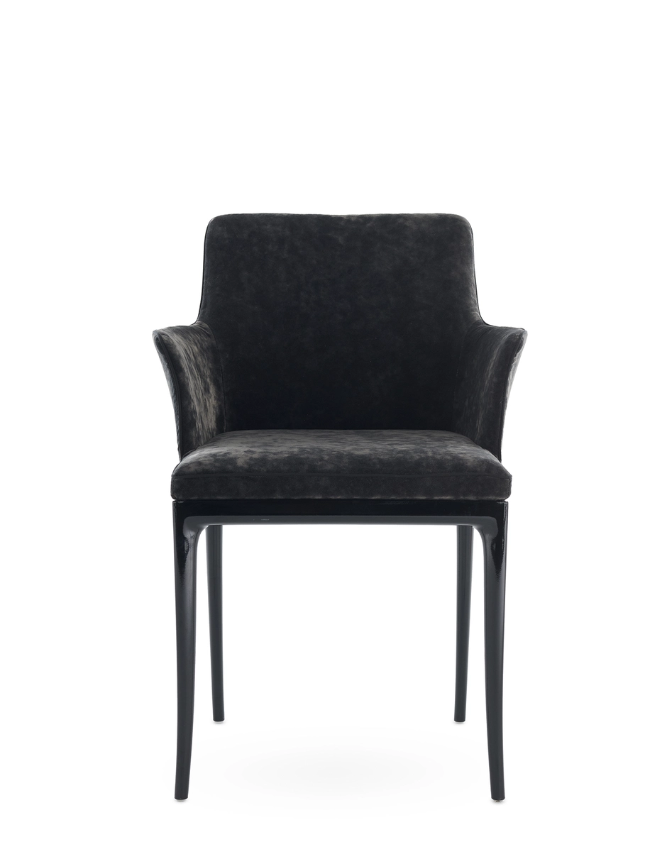 Kartell LILLYBET Pequeño Sillón Velvet NEGRO/ANTRACITA KAR05854NA