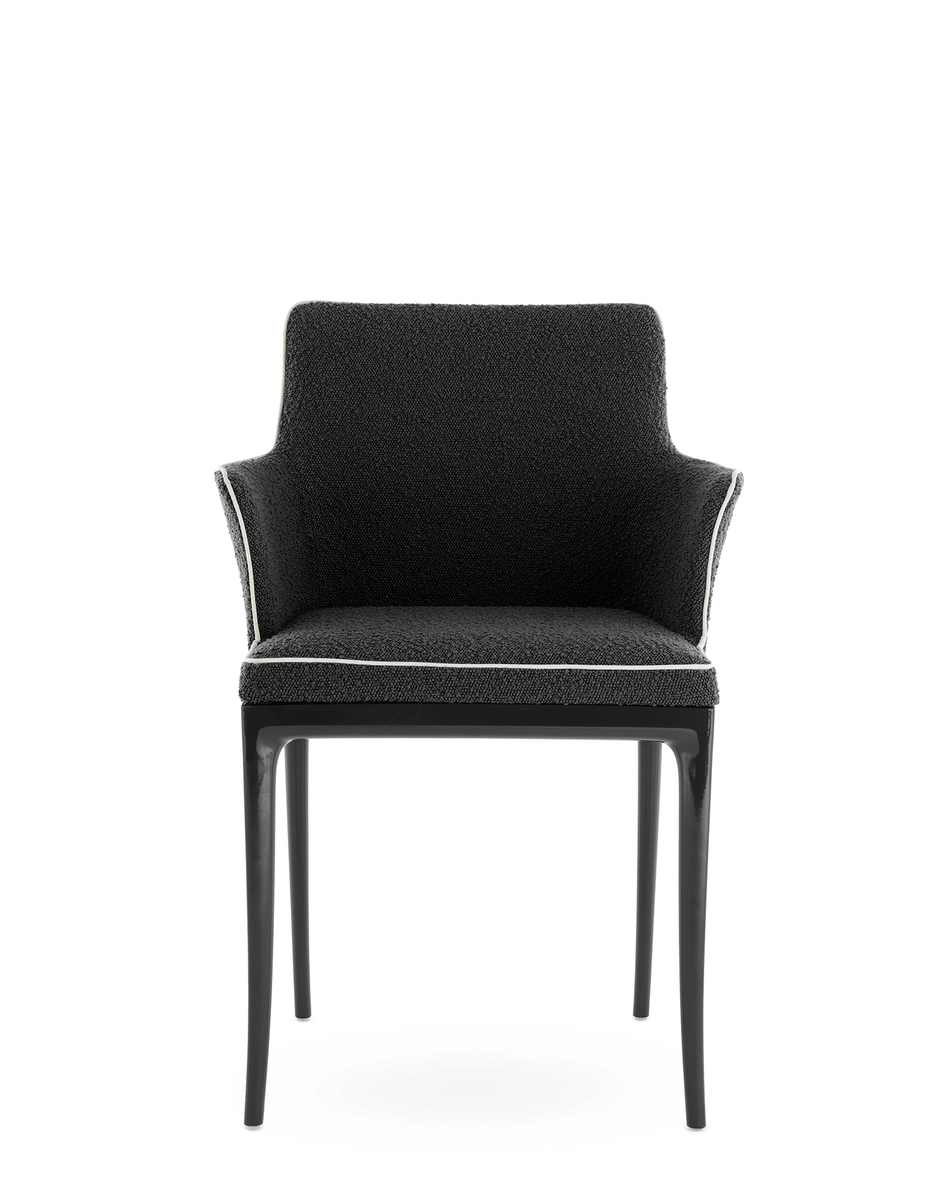 Kartell LILLYBET Small Armchair Bouclè BLACK KAR05854NG