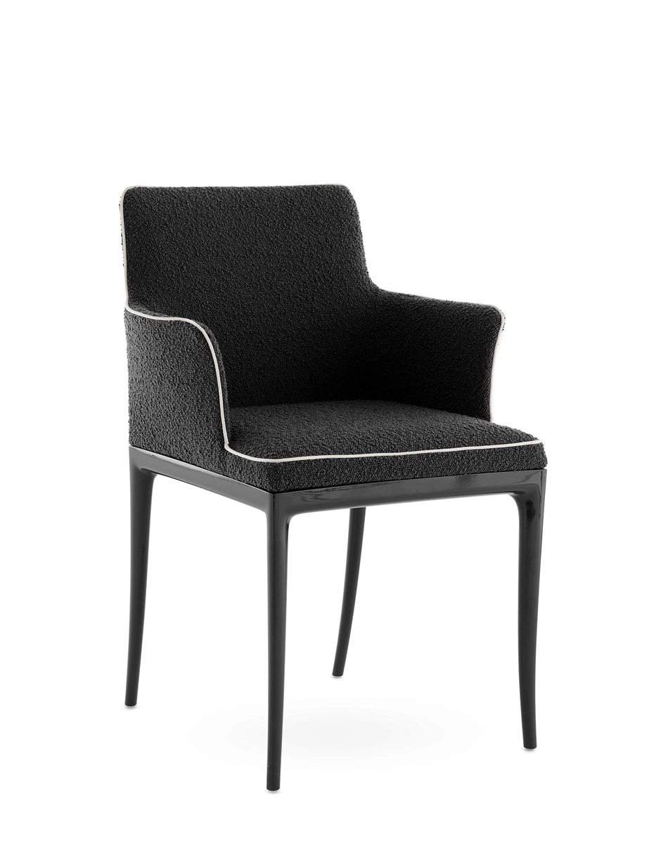 Kartell LILLYBET Small Armchair Bouclè BLACK KAR05854NG_1