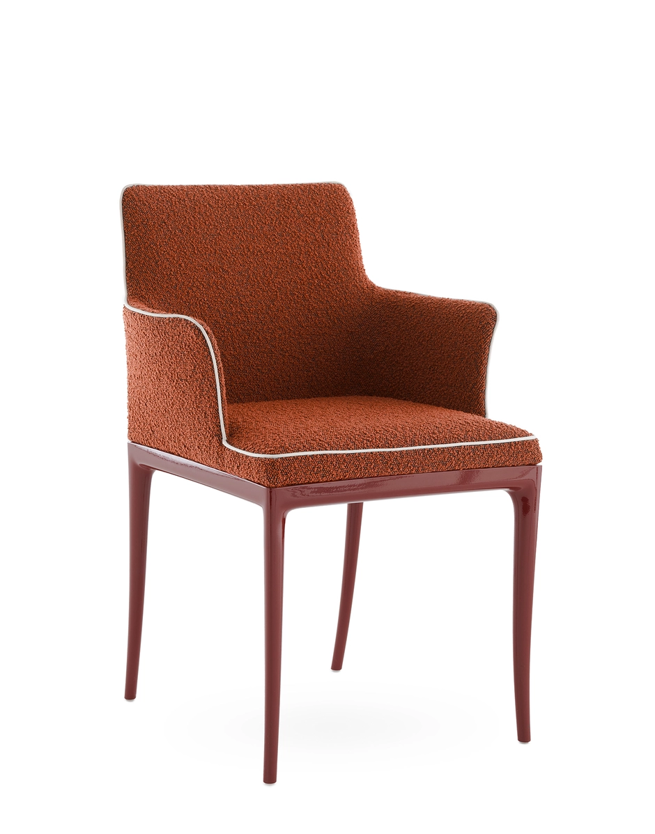 Kartell LILLYBET Small Armchair Bouclè BURGUNDY/RED KAR05854XA_1
