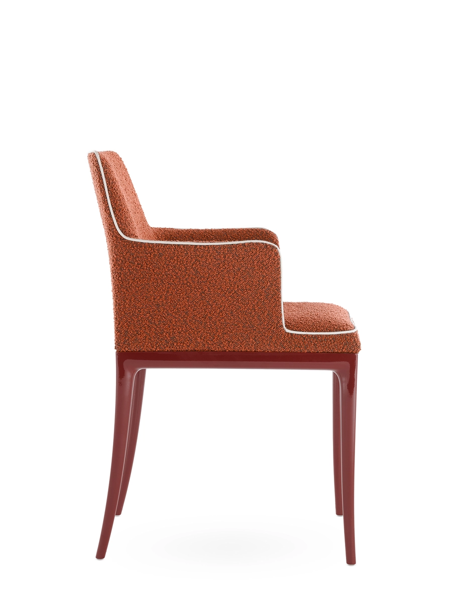 Kartell LILLYBET Small Armchair Bouclè BURGUNDY/RED KAR05854XA_2