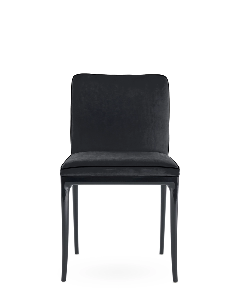 Kartell LILLYBET Chair Velvet BLACK/ANTHRACITE KAR05855NA