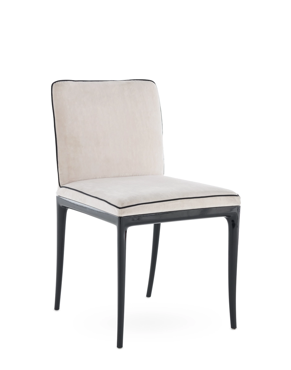 Kartell LILLYBET Chair Velvet BLACK/WHITE KAR05855NI_1
