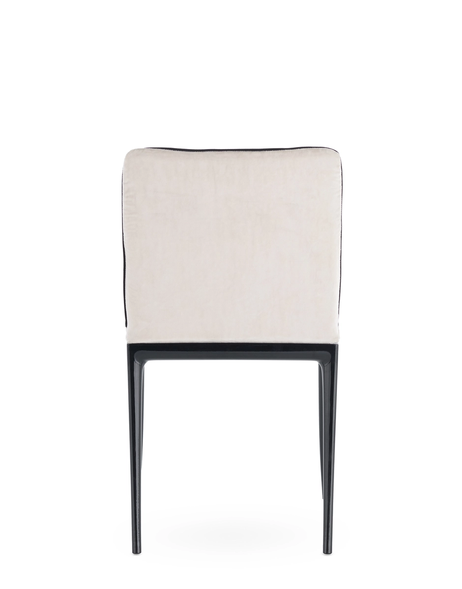 Kartell LILLYBET Chair Velvet BLACK/WHITE KAR05855NI_3