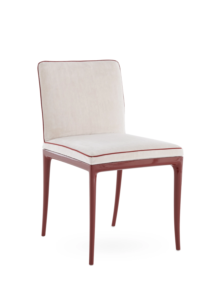 Kartell LILLYBET Chair Velvet BURGUNDY/WHITE KAR05855XI_1