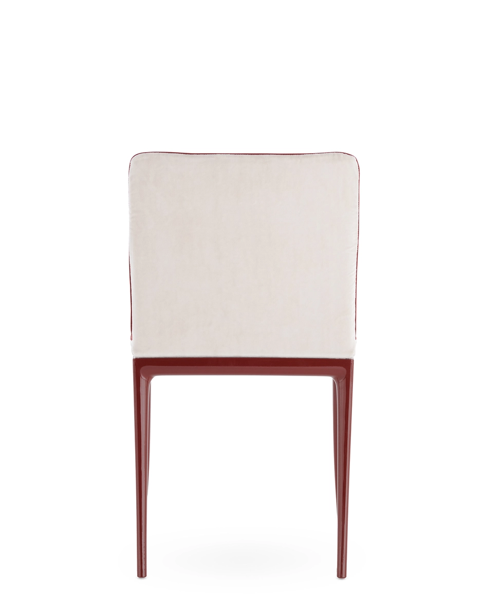 Kartell LILLYBET Chair Velvet BURGUNDY/WHITE KAR05855XI_3