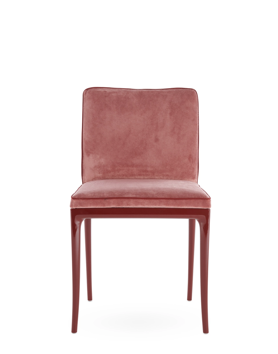 Kartell LILLYBET Chair Velvet BURGUNDY/ANTIQUE PINK KAR05855XS