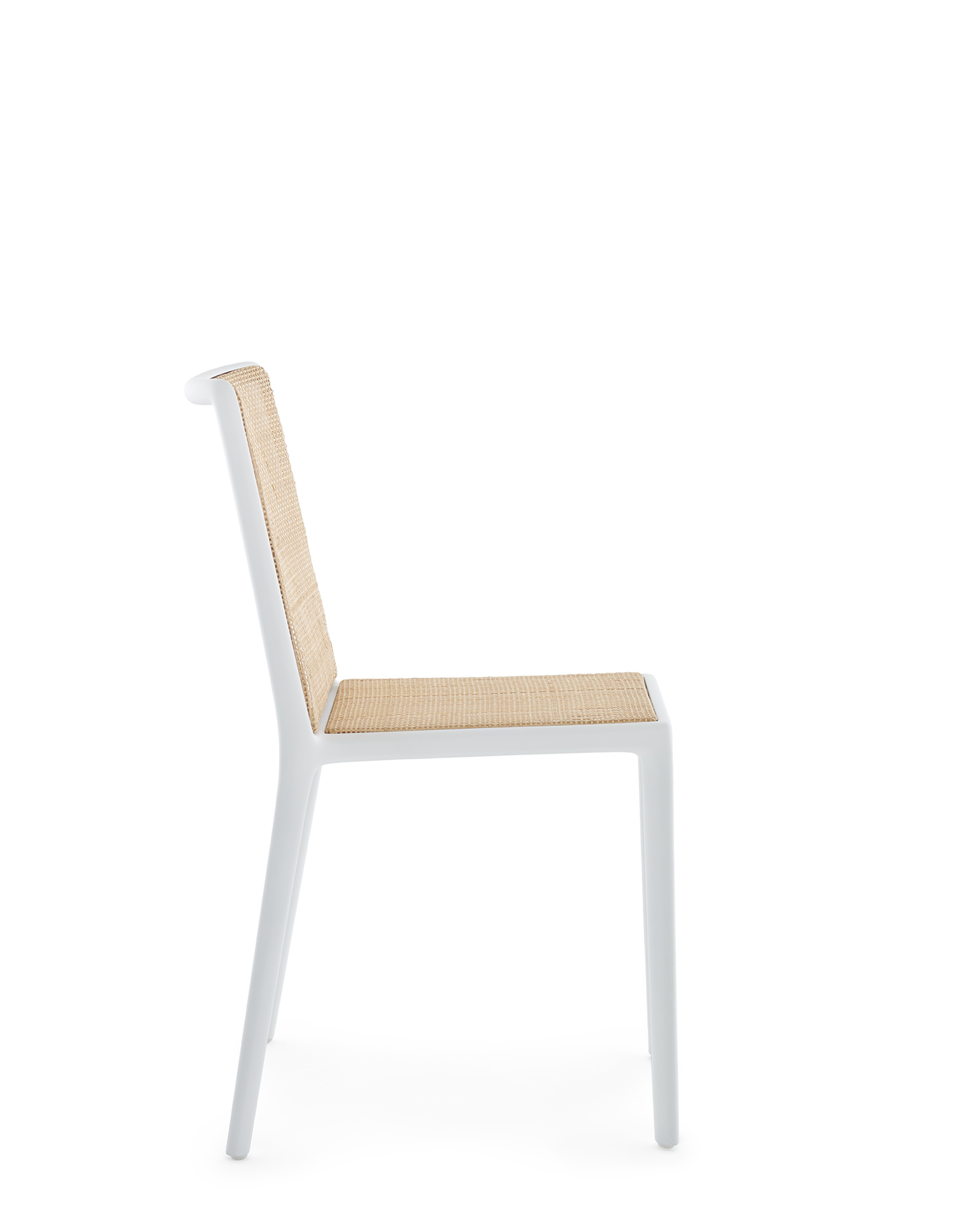 Side profile of chair