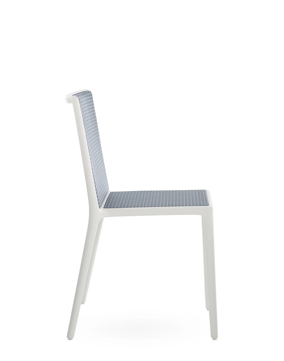 Kartell BELVEDERE TECH (2 chairs) WHITE/BLUE KAR05859BU_2