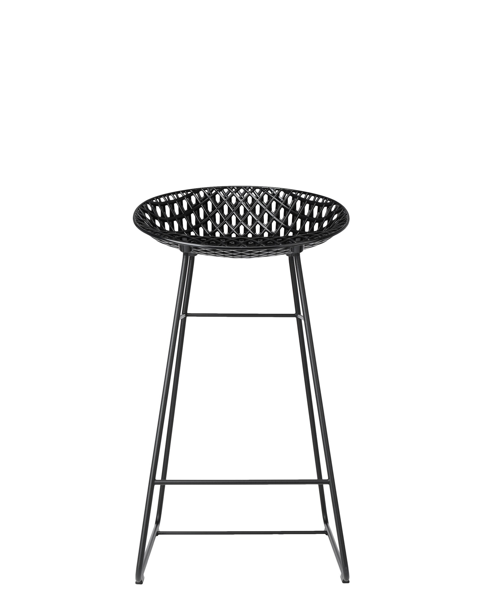 Kartell Stools SMATRIK STOOL CRYSTAL CHROME Kartell   KAR0588109 