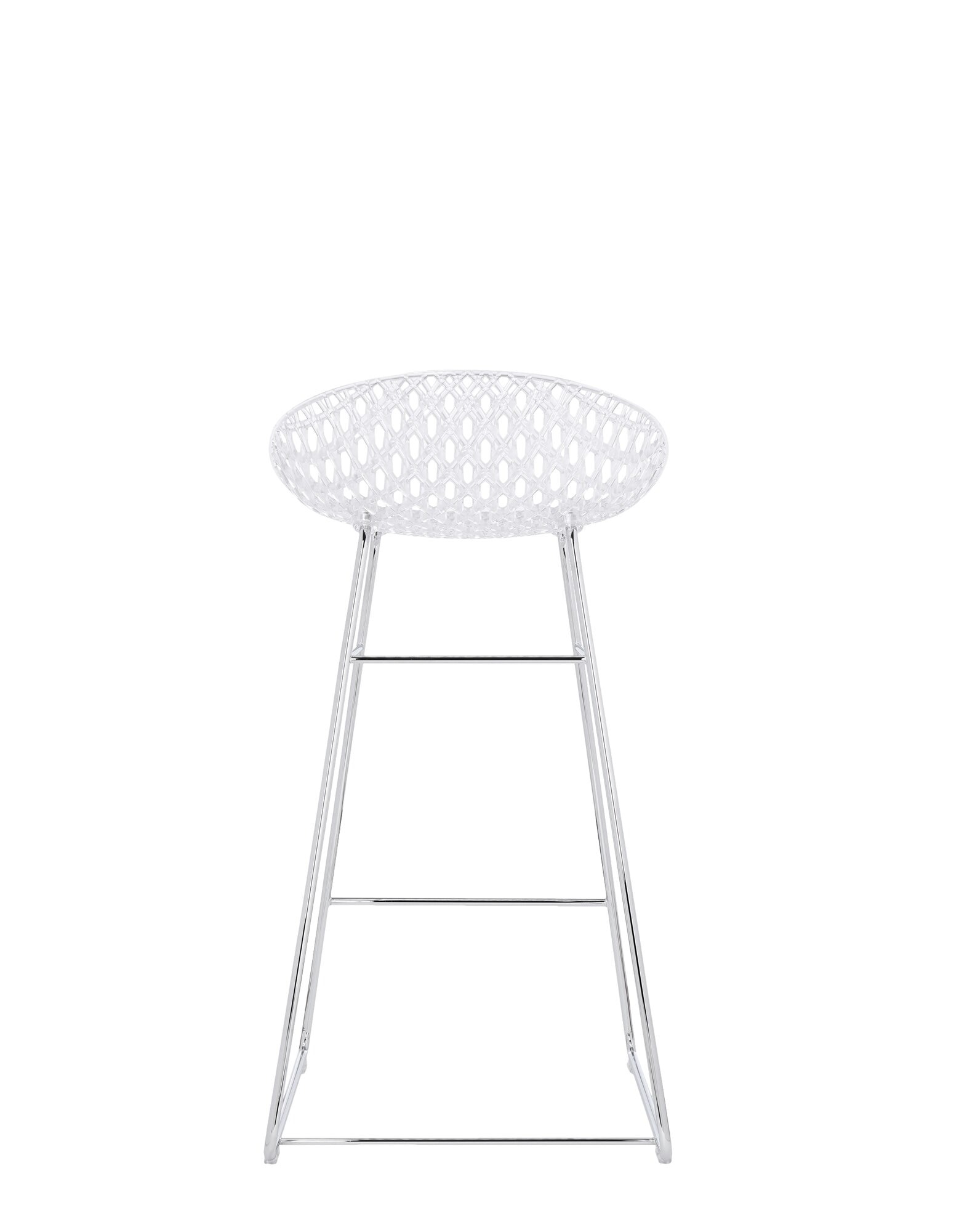 Kartell Stools SMATRIK STOOL CRYSTAL CHROME Kartell   KAR05881B4 3 