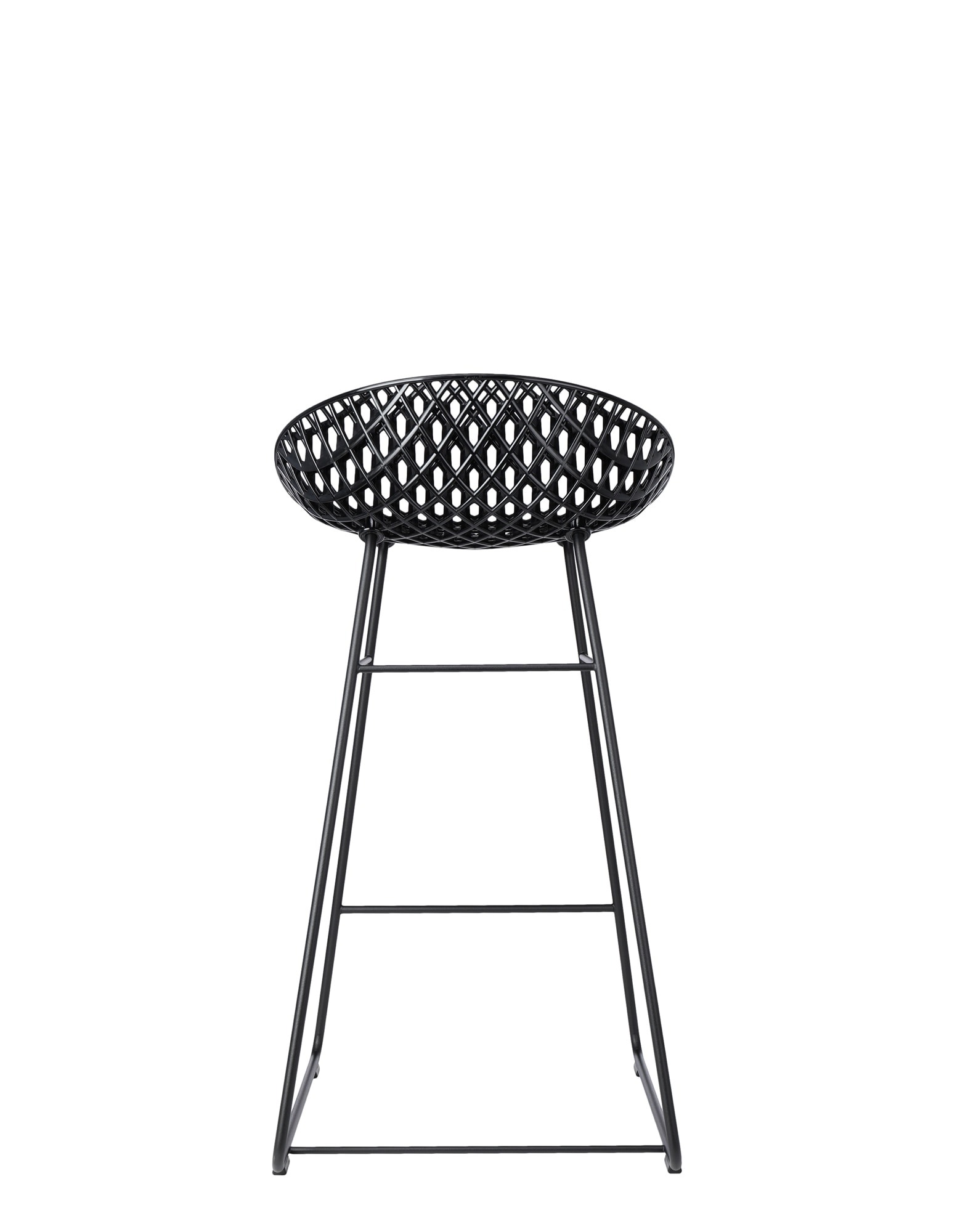 Kartell Stools SMATRIK STOOL Outdoor BLACK/BLACK | Kartell