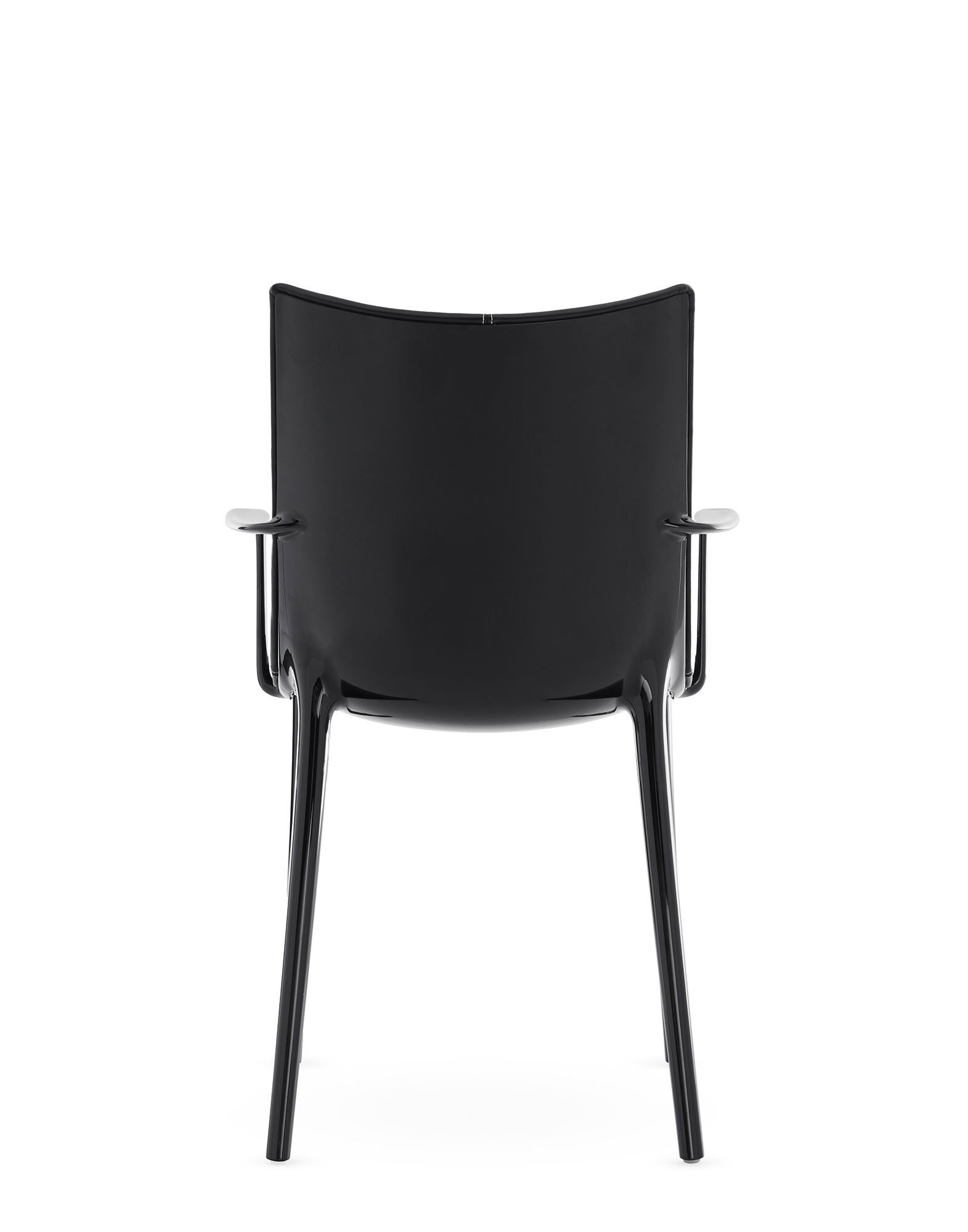 Kartell Chairs H.H.H. LEATHER BLACK | Kartell