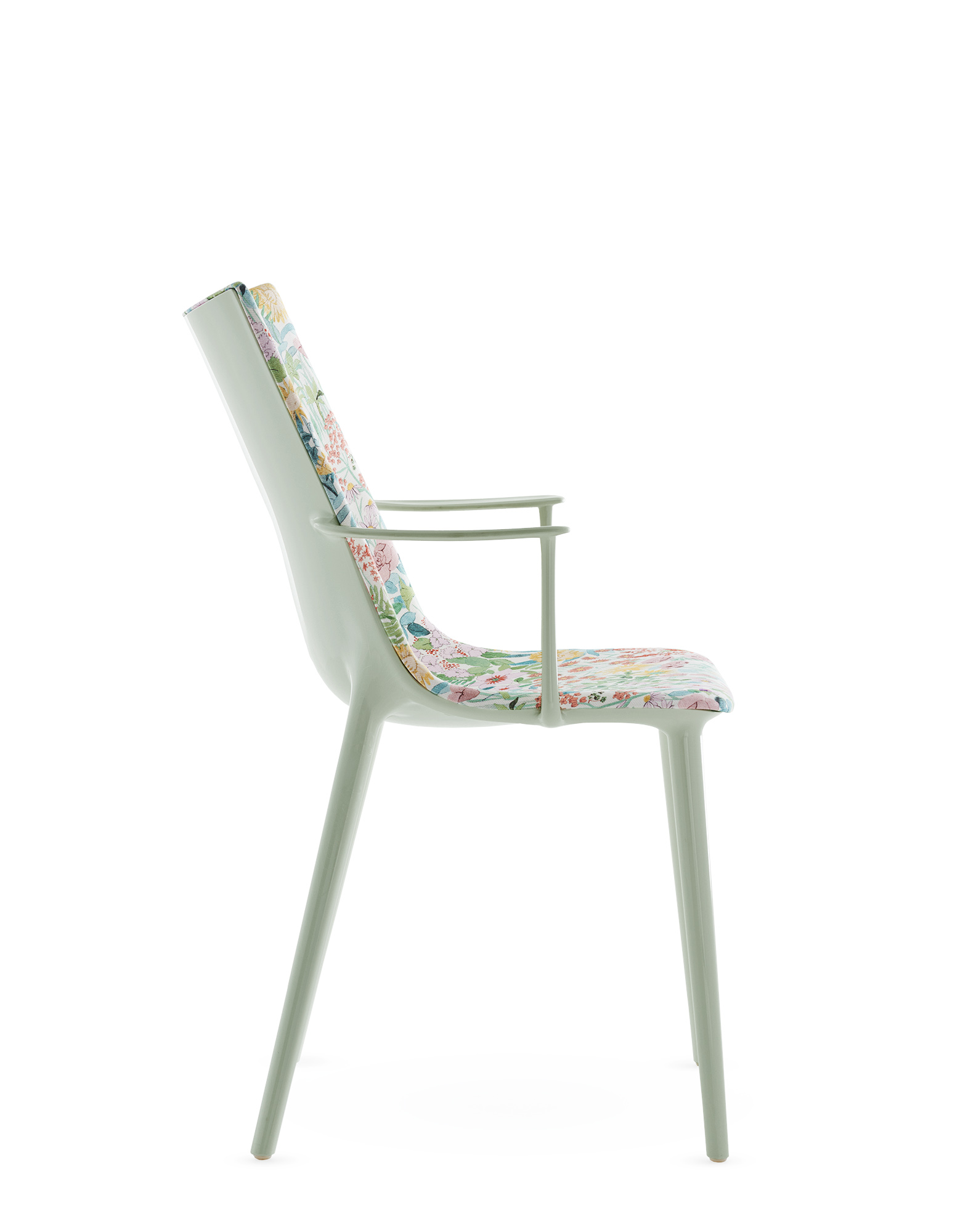 Kartell Chairs H.H.H. UPHOLSTERED FABRIC GREEN LICHEN | Kartell