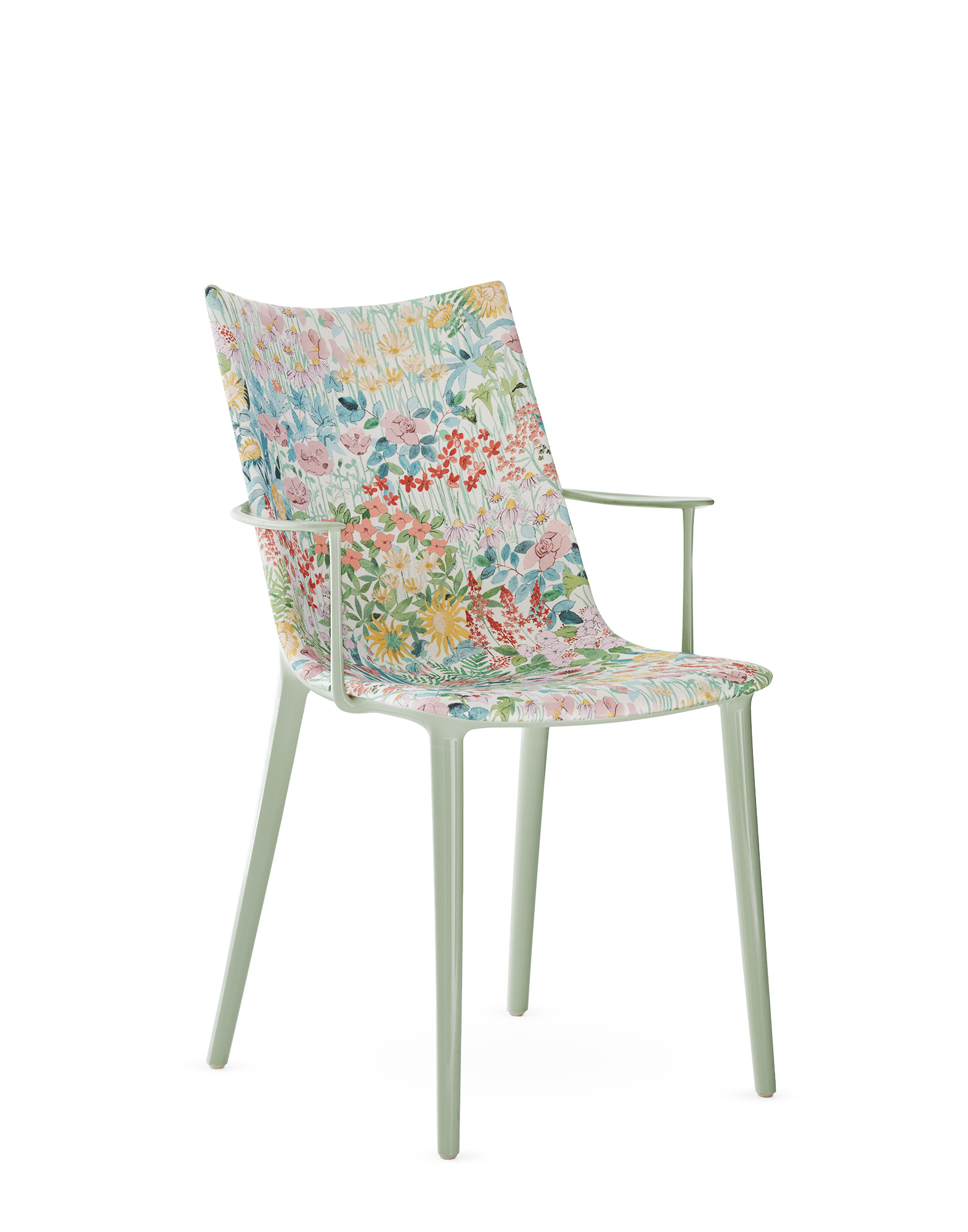 Kartell Chairs H.H.H. UPHOLSTERED FABRIC GREEN LICHEN | Kartell Kartell Chairs H.H.H. UPHOLSTERED FABRIC GREEN LICHEN | Kartell