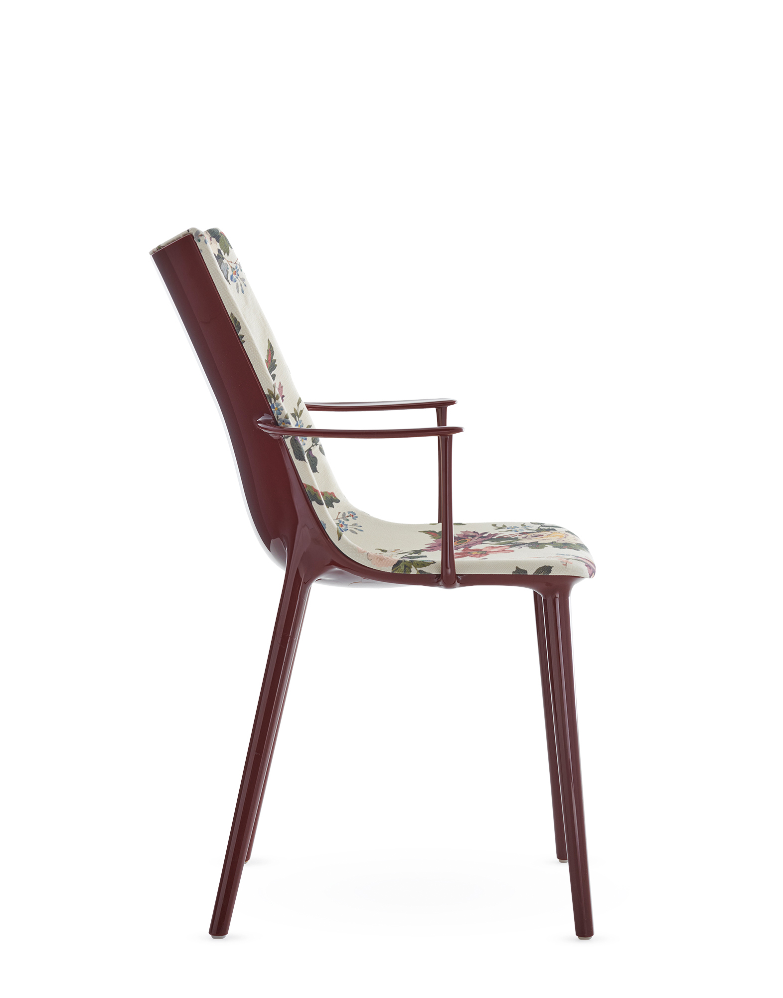 Kartell Chairs H.H.H. UPHOLSTERED FABRIC BORDEAUX DRAGONFLY | Kartell