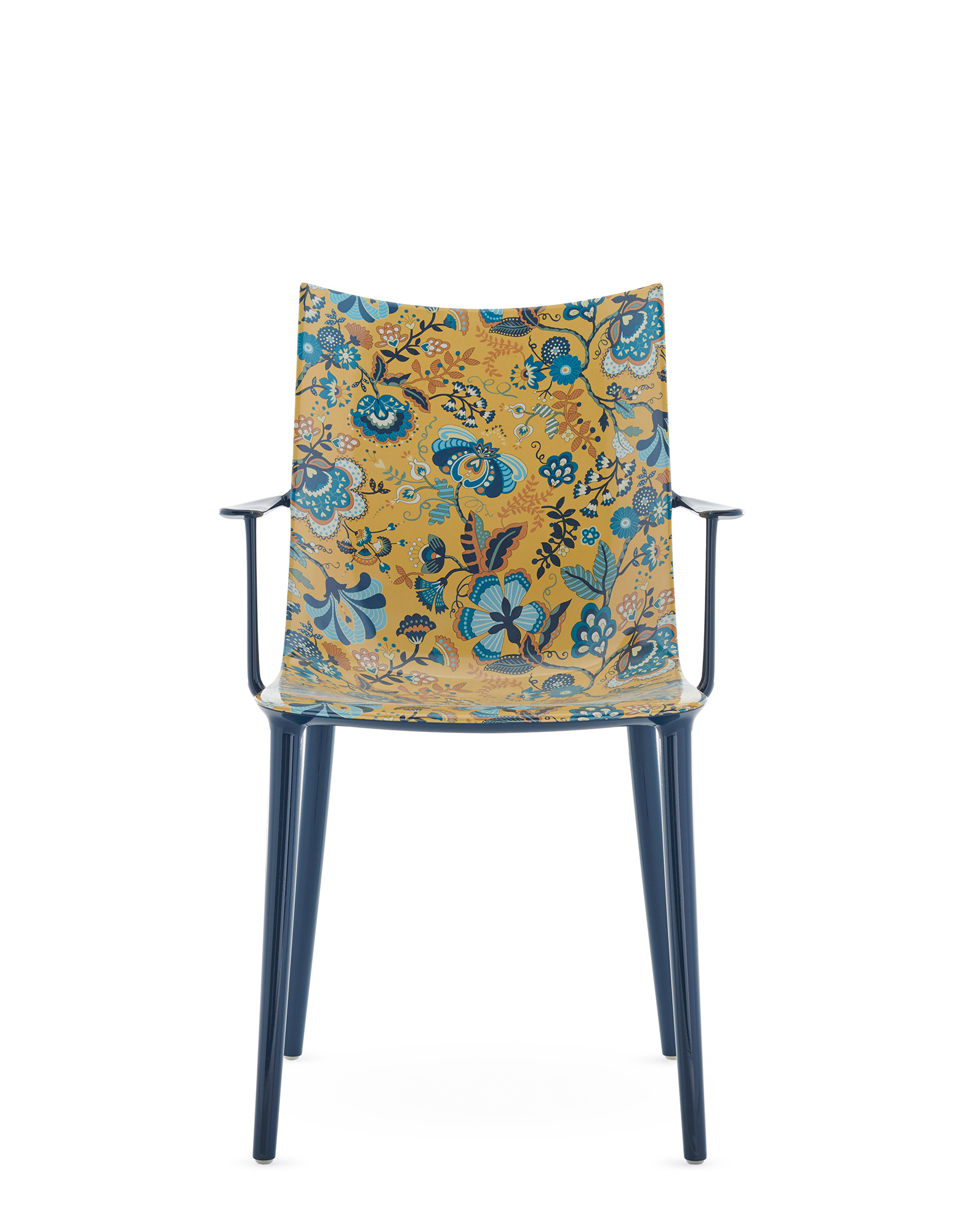 Kartell Chairs H.H.H. GRAPHIC IMPRESSION BLUE OCHRE | Kartell