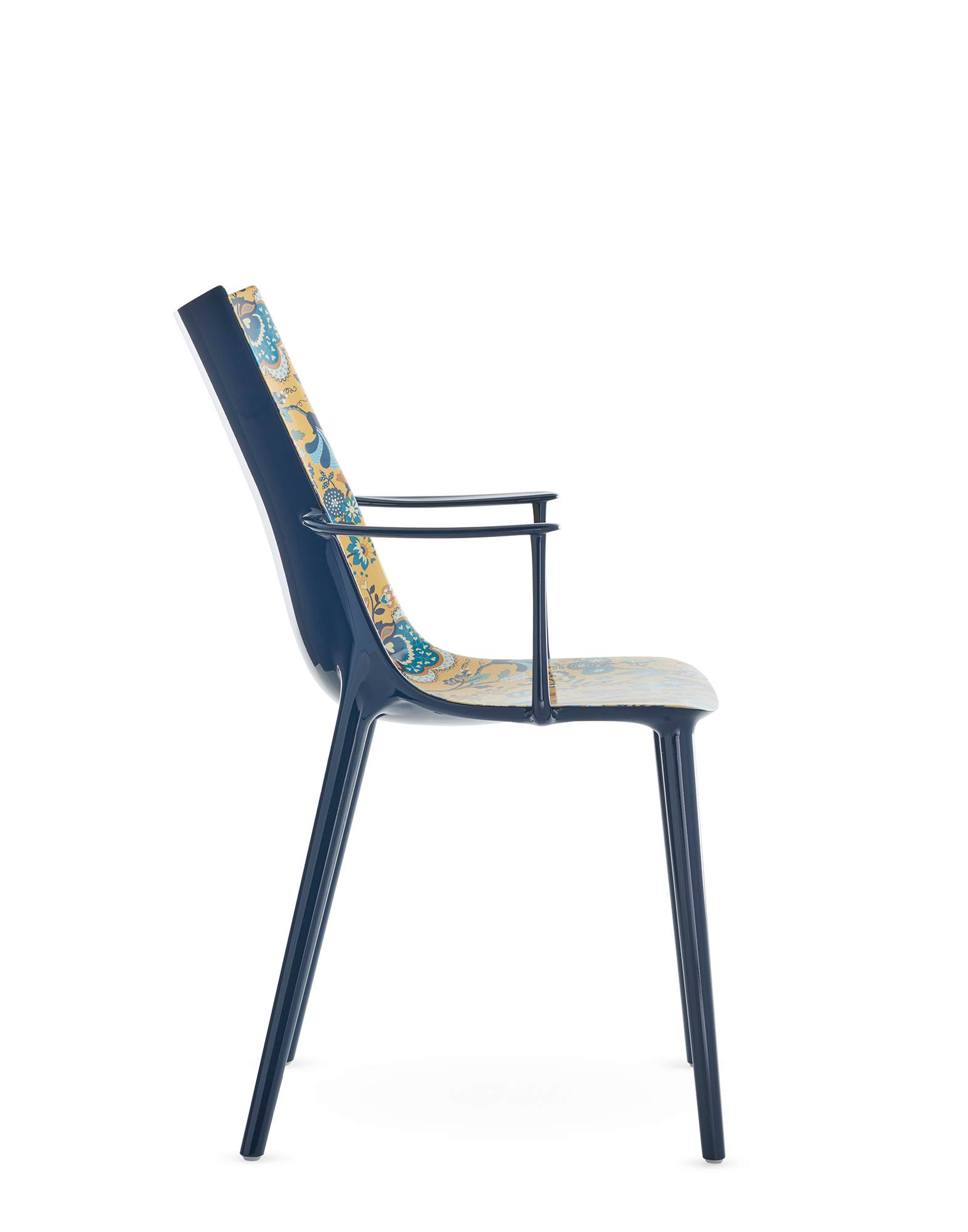 Kartell Chairs H.H.H. GRAPHIC IMPRESSION BLUE OCHRE | Kartell