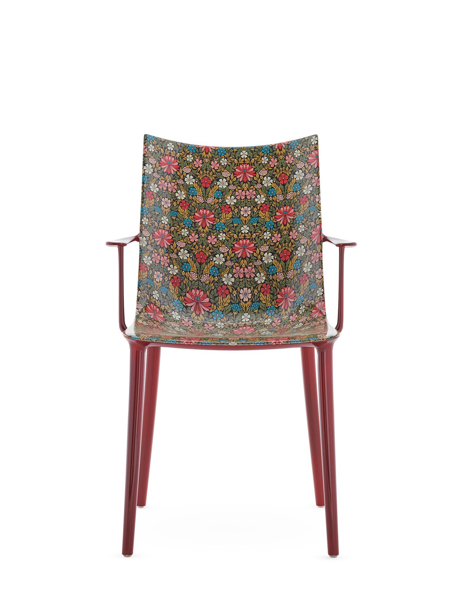 Kartell Chairs H.H.H. GRAPHIC IMPRESSION BORDEAUX LACQUER | Kartell