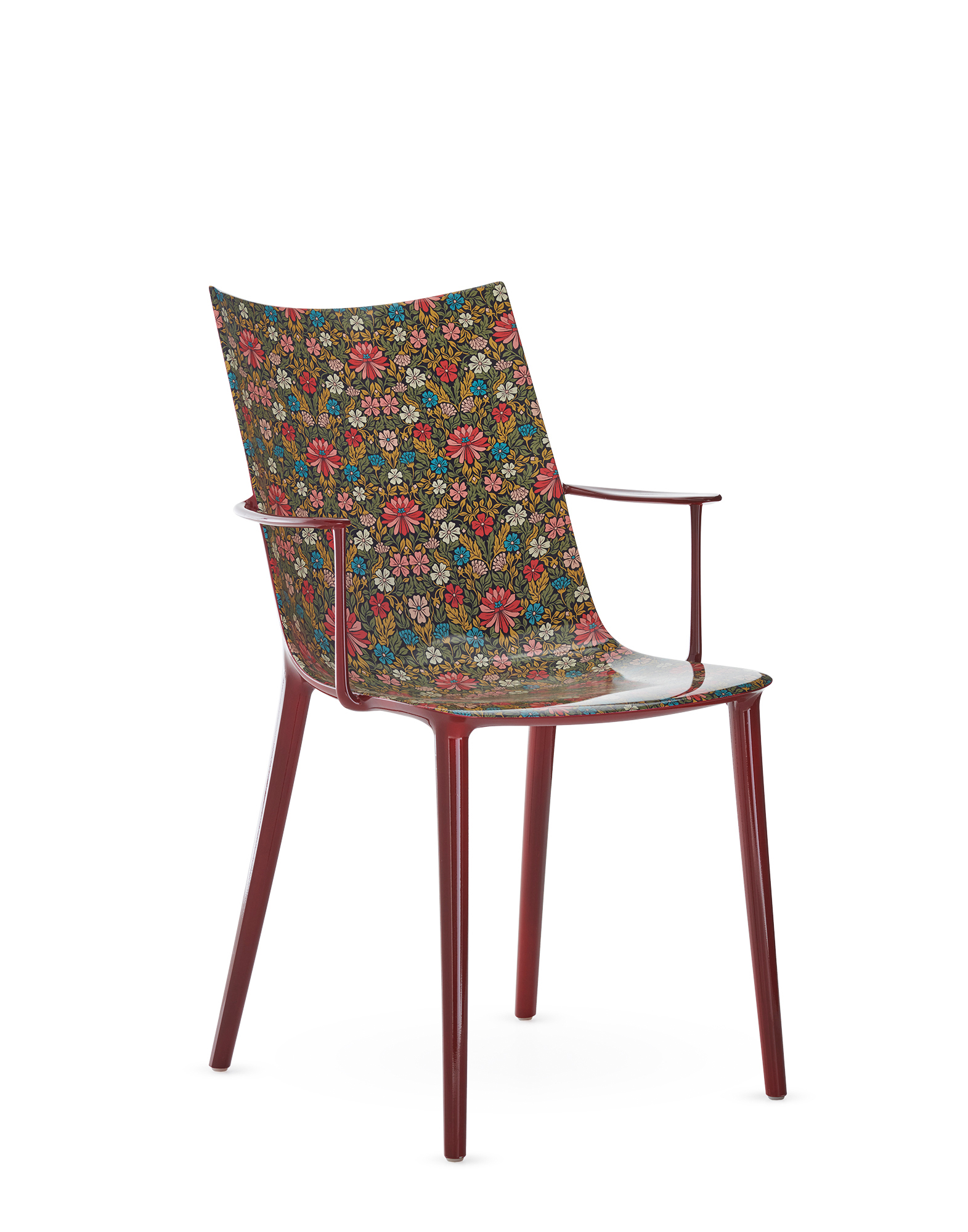 Kartell Chairs H.H.H. GRAPHIC IMPRESSION BORDEAUX LACQUER | Kartell