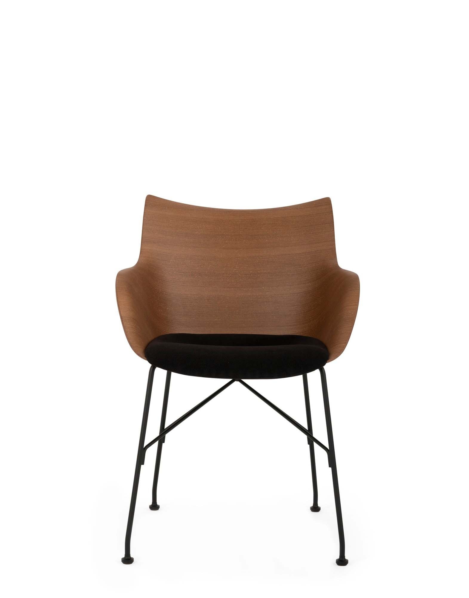 WCCF スペイン Kartell Small Armchairs Q/WOOD Soft DARK WOOD/BLACK/BLACK | Kartell