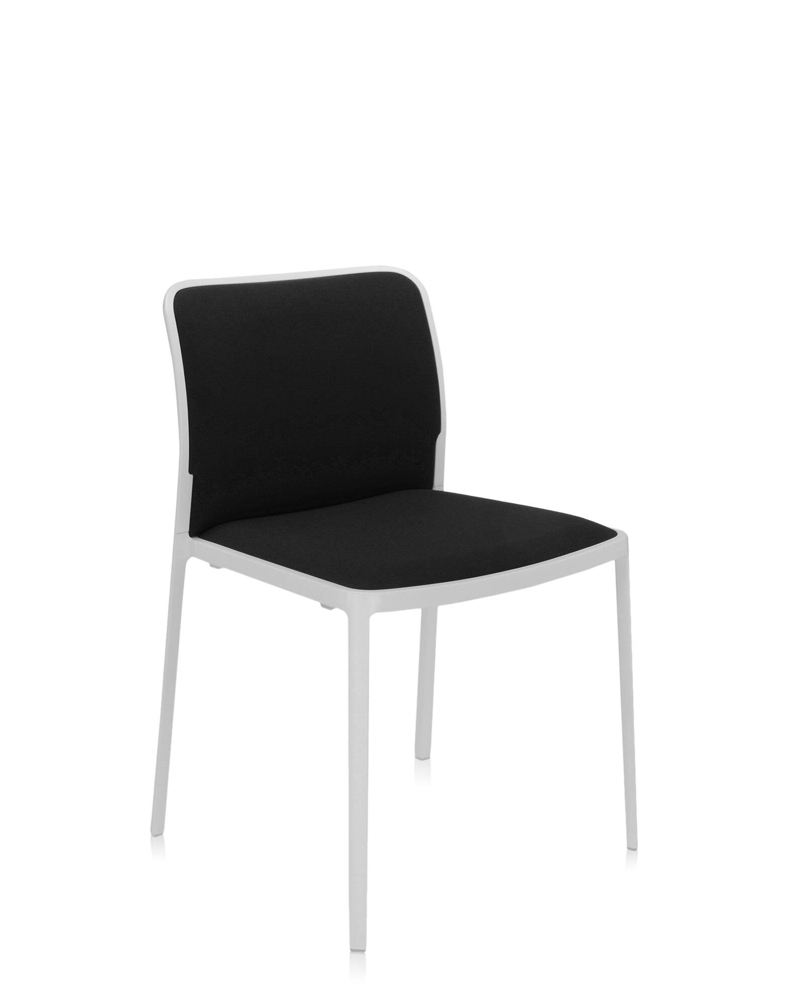 Kartell Chairs AUDREY SOFT (2 chairs) TREVIRA BLACK | Kartell