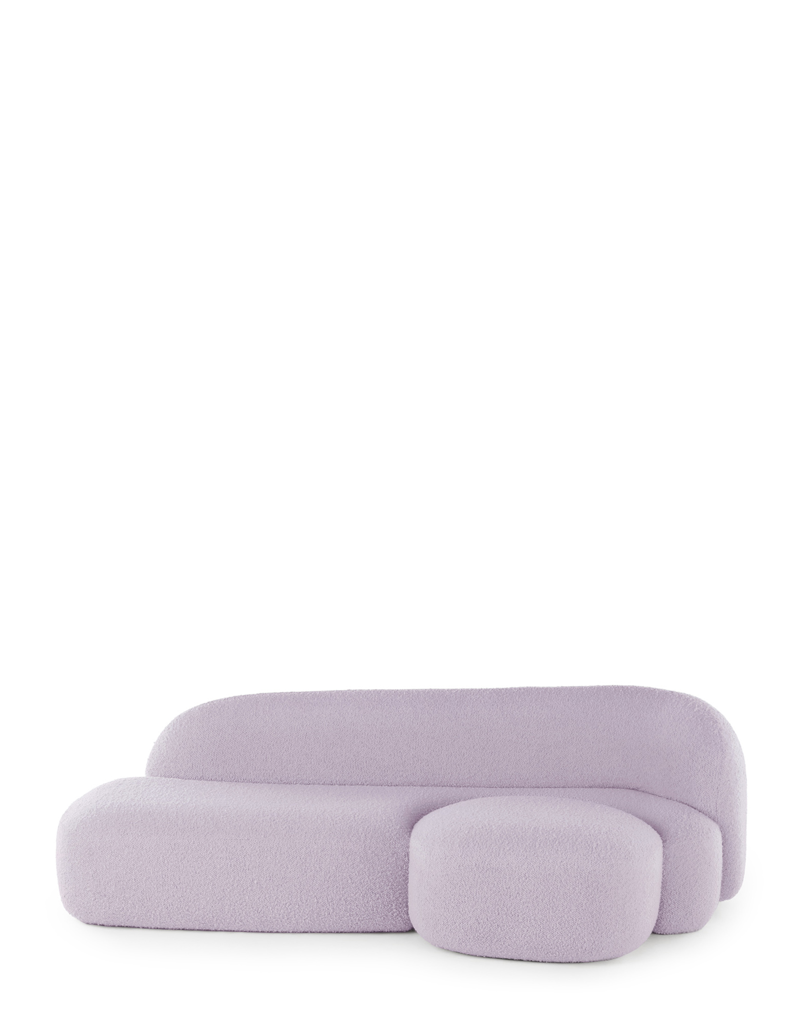 Kartell Sofas & Pouf AALAND Sofa Tissue Gorgone LILAC | Kartell