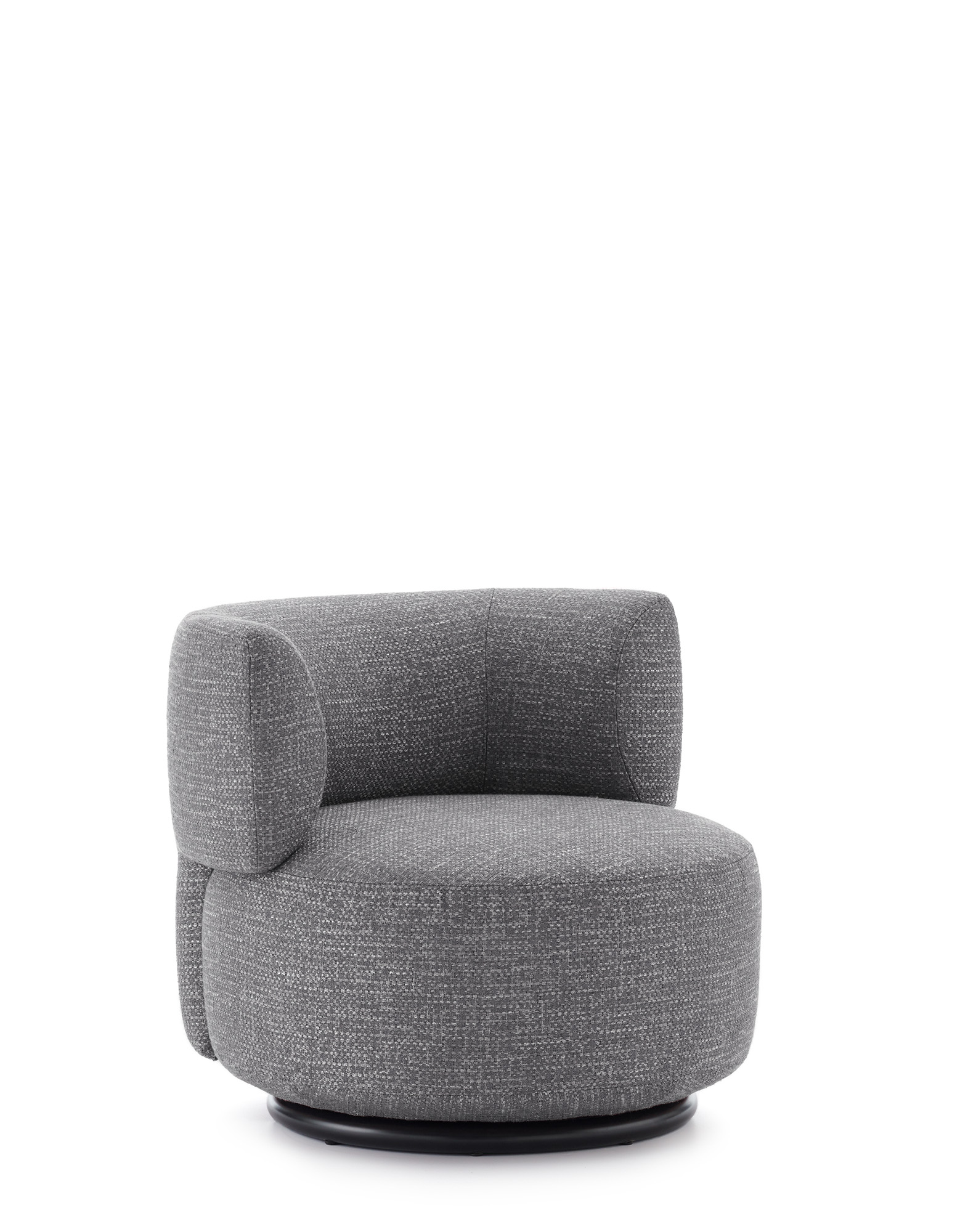 Kartell Armchairs K-WAITING Swivel Armchair Texture LIGHT BLUE