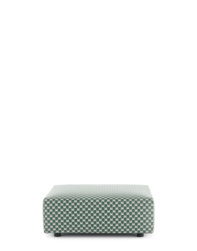 PLASTICS OUTDOOR LIBERTY POUF Obi Check KAR06293OS