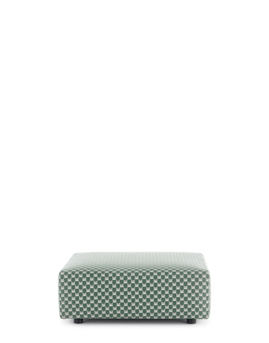 PLASTICS OUTDOOR LIBERTY POUF Obi Check KAR06293OS