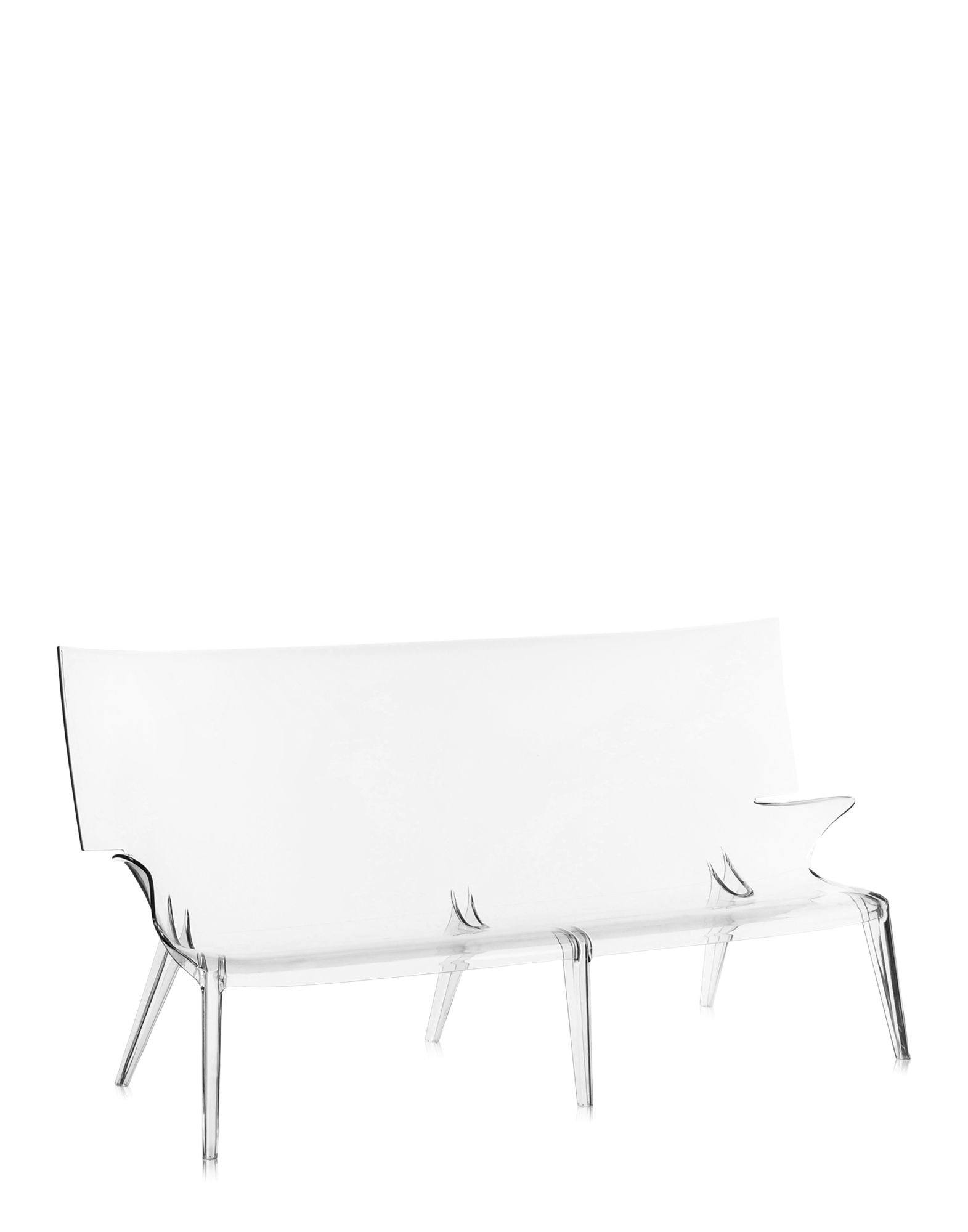 Kartell アンクルジャック ミニマムモダンソファチェア Kartell Sofas & Pouf UNCLE JACK CRYSTAL | Kartell