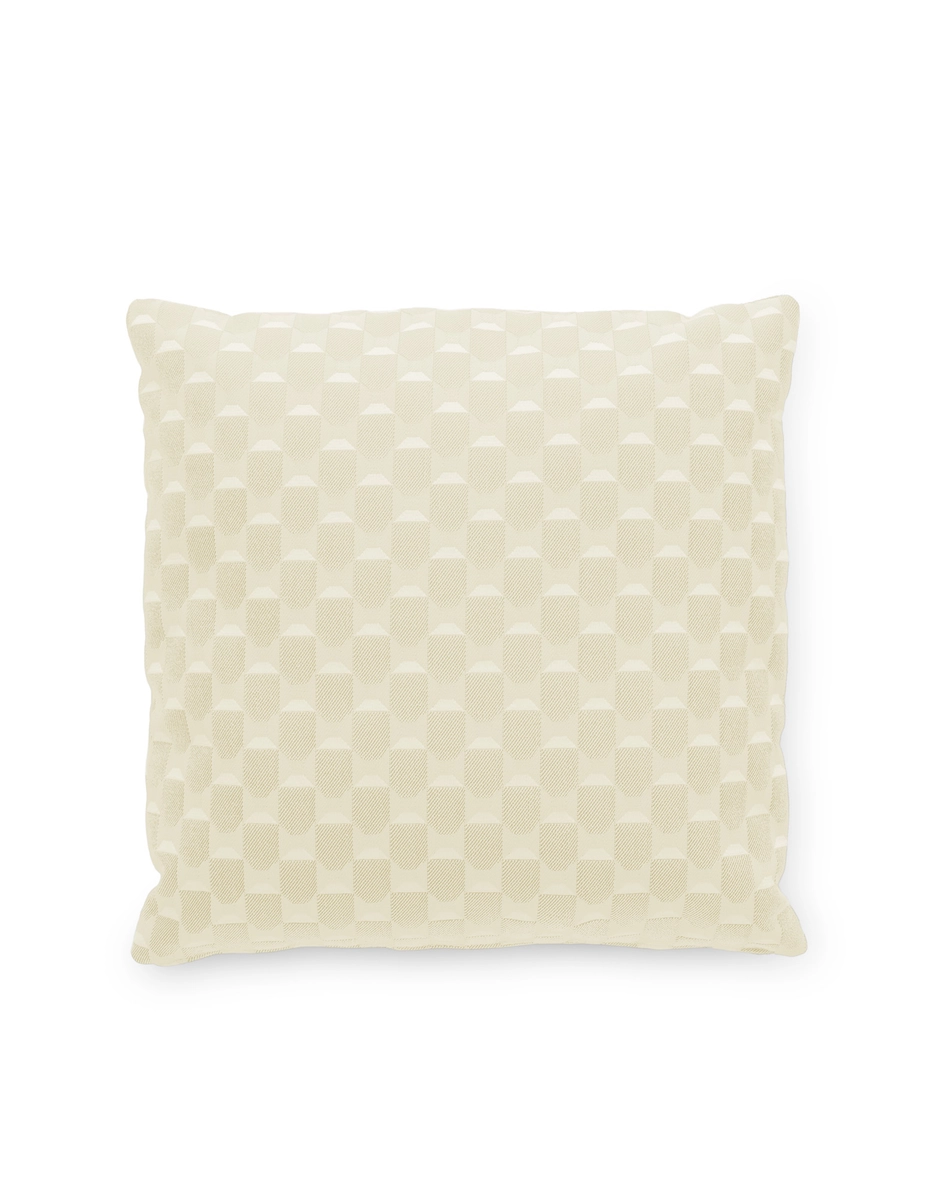KARTELL CUSHION OUTDOOR LIBERTY Obi Check WHITE KAR07185OL