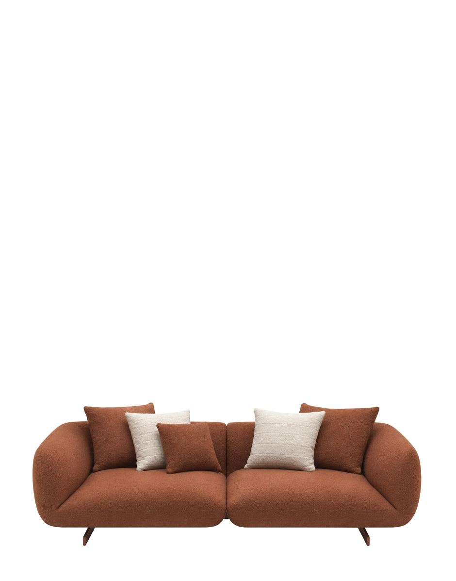 Kartell SUPER TUBBY 2-seater Sofa TERRACOTTA KAR07550A4