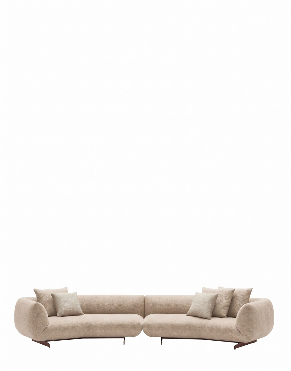 Kartell SUPER TUBBY 5-seater Sofa Structure WHITE KAR07561BG