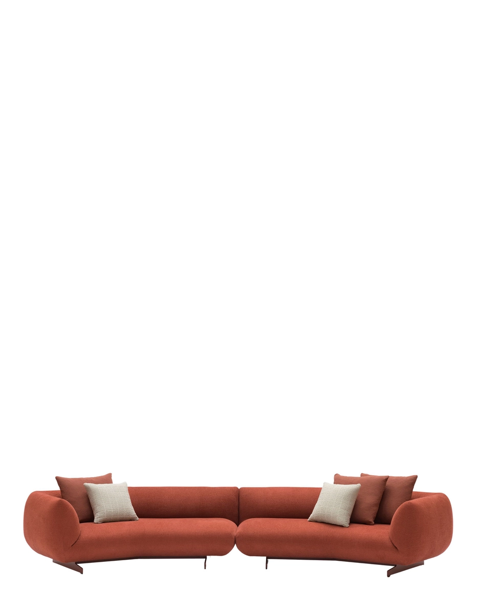 Kartell SUPER TUBBY Canapé 5 places TERRACOTTA KAR07561RO