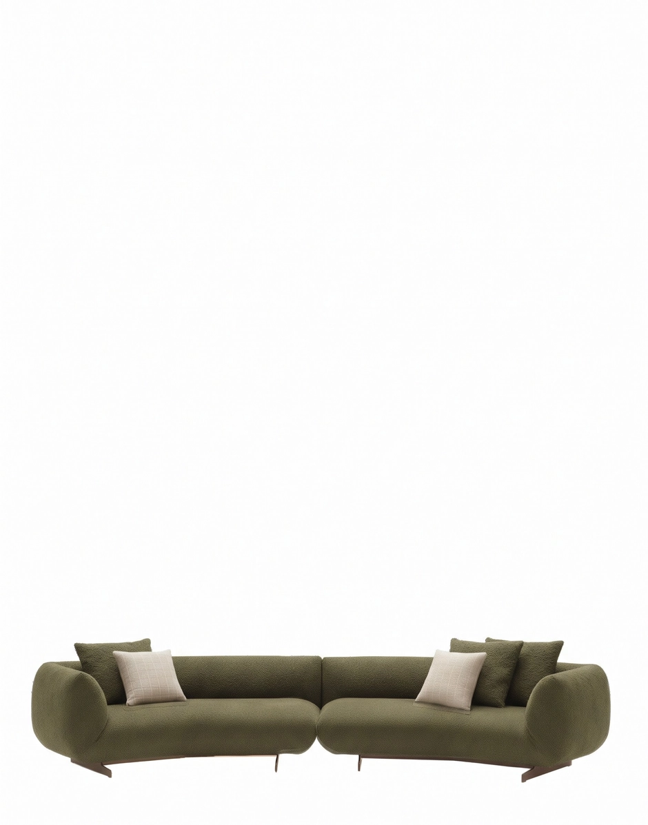 Kartell SUPER TUBBY 5-seater Sofa Structure ANTHRACITE KAR07561VE