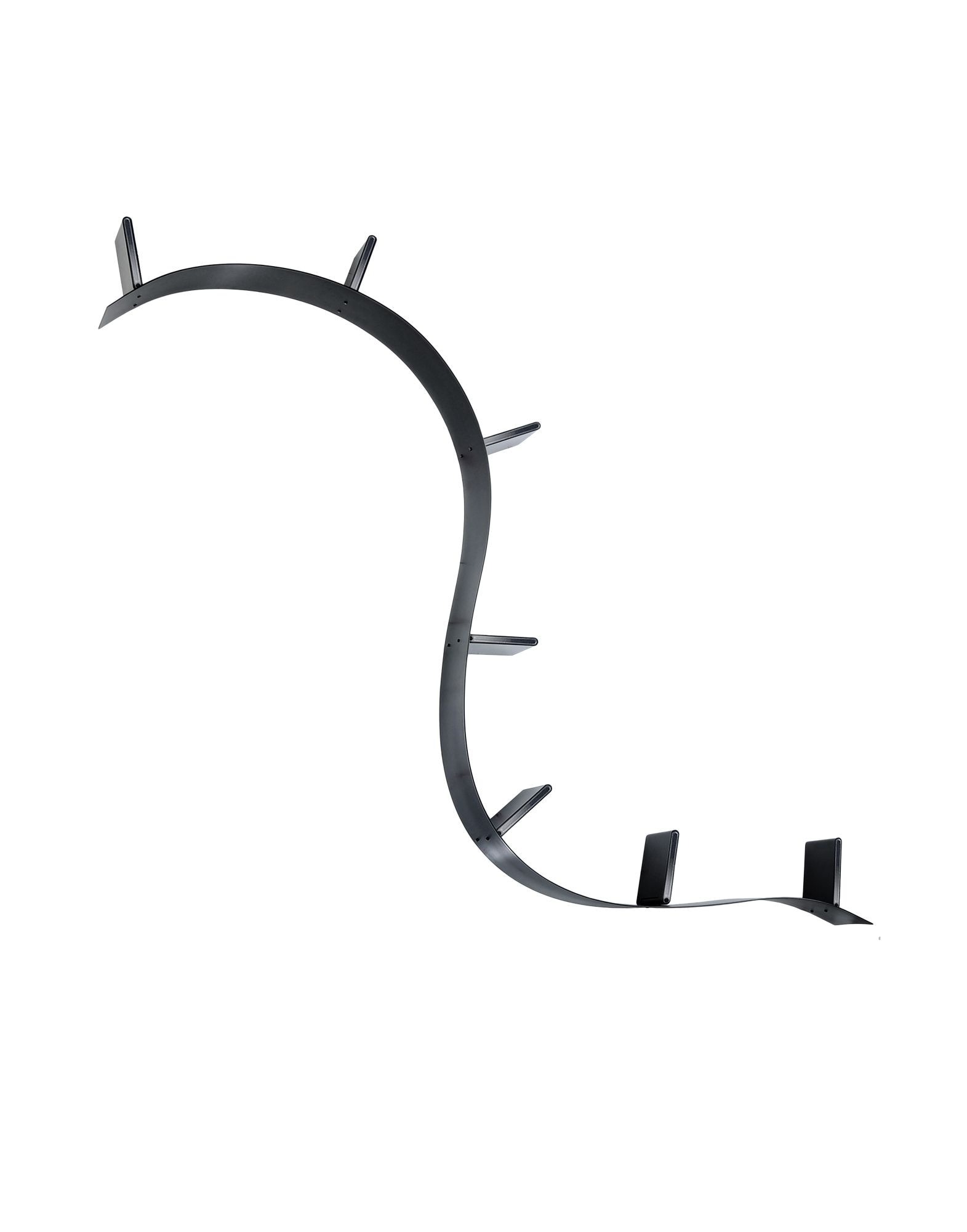 Kartell Bookcases BOOKWORM 7 bookends 3,2 mt BLACK | Kartell