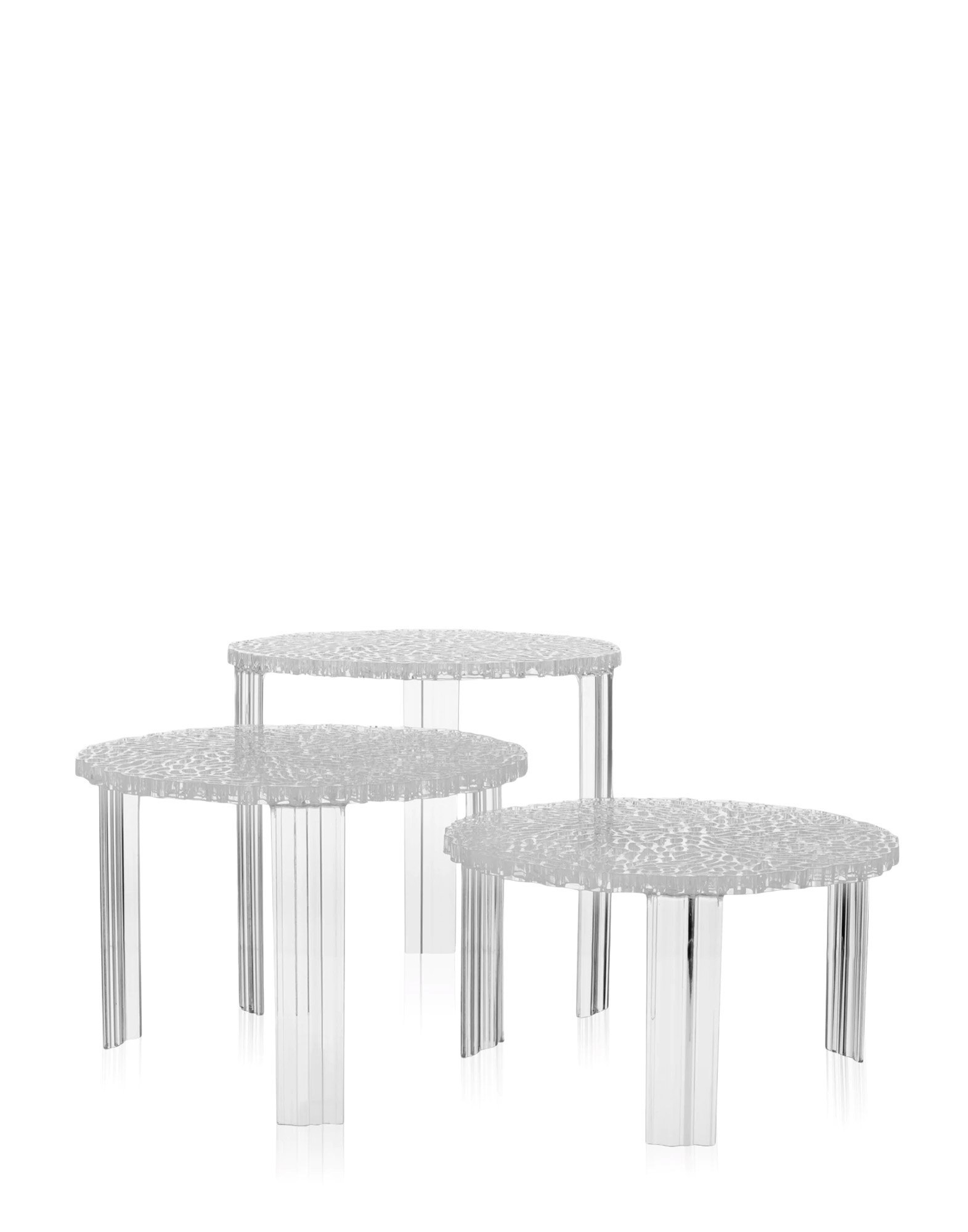 Kartell T-Table ハイ クリスタル Kartell Coffee Tables T-TABLE CRYSTAL | Kartell