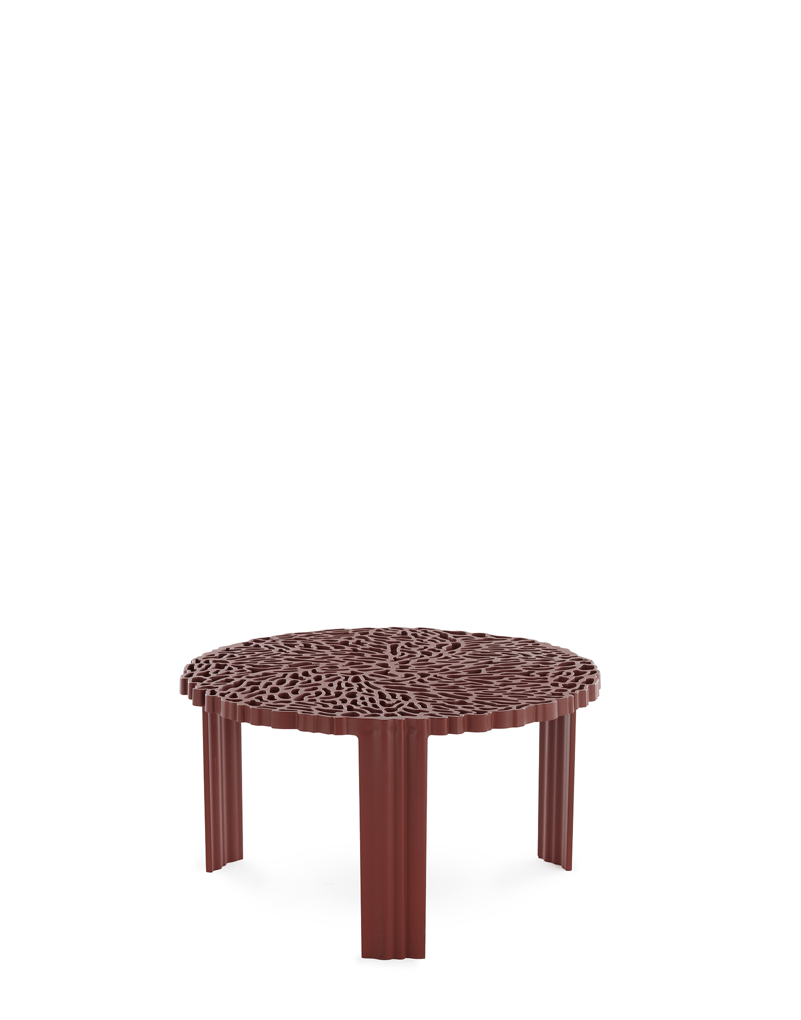 Kartell Coffee Tables T-TABLE BURGUNDY | Kartell