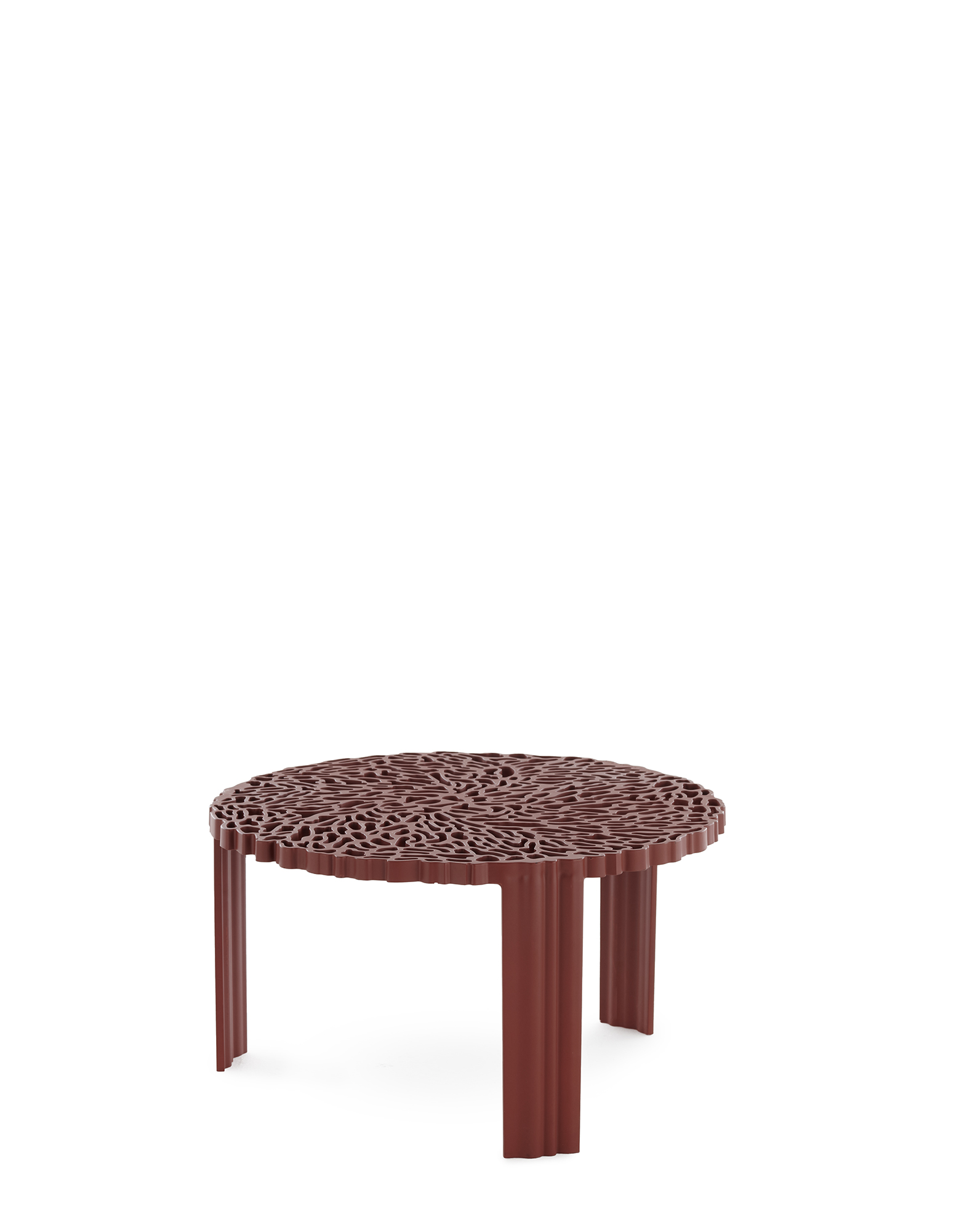Kartell Coffee Tables T-TABLE BURGUNDY | Kartell