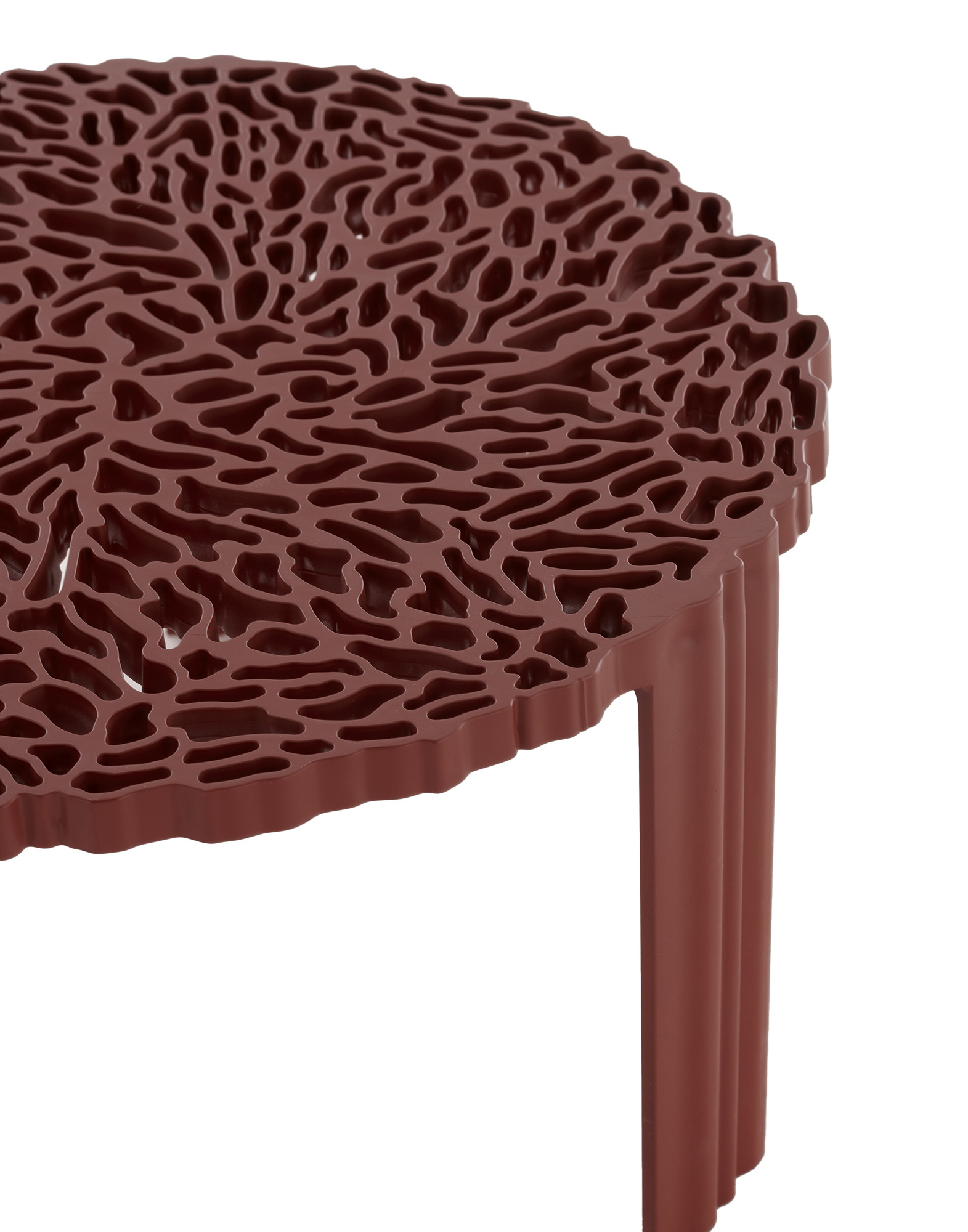 Kartell Coffee Tables T-TABLE BURGUNDY | Kartell