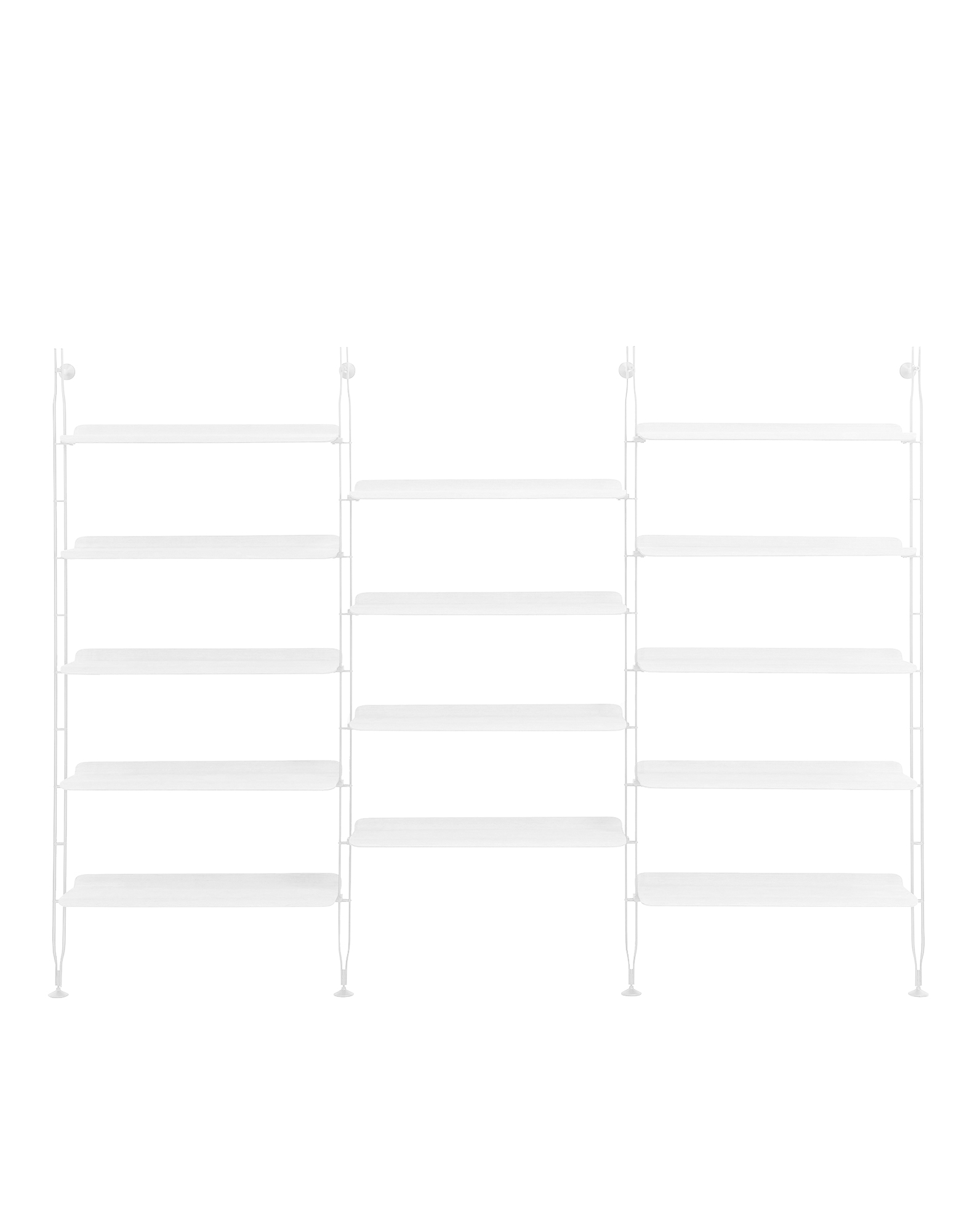 Kartell Bookcases ADAM WOOD ASH WHITE | Kartell