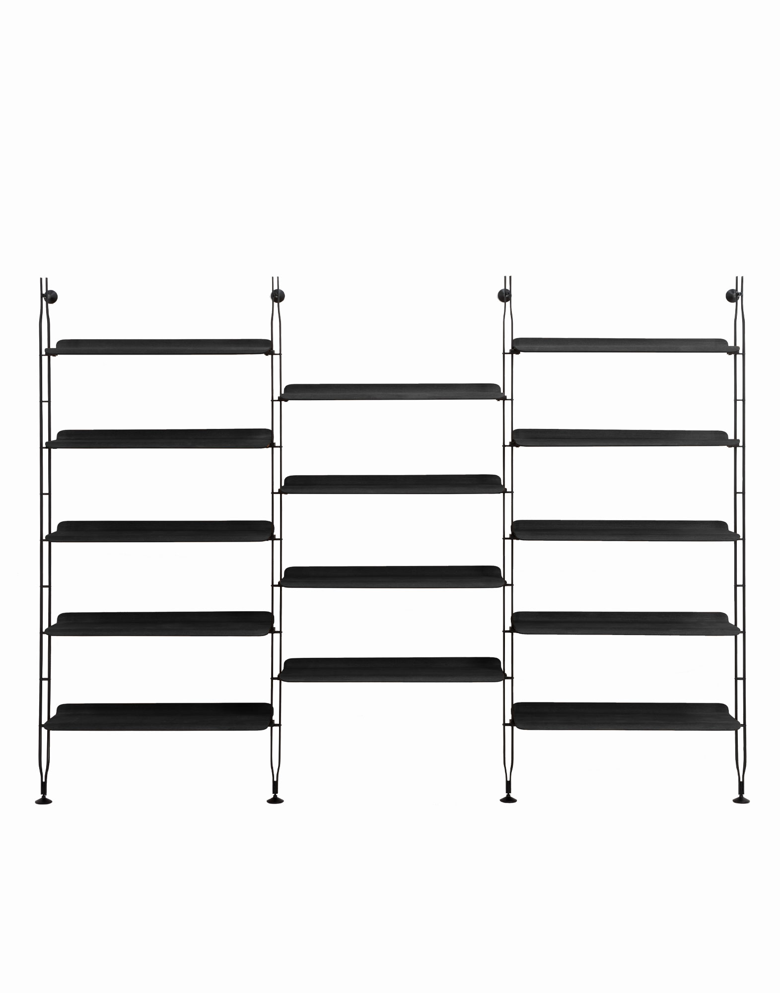 Kartell Bookcases ADAM WOOD ASH BLACK/BLACK | Kartell
