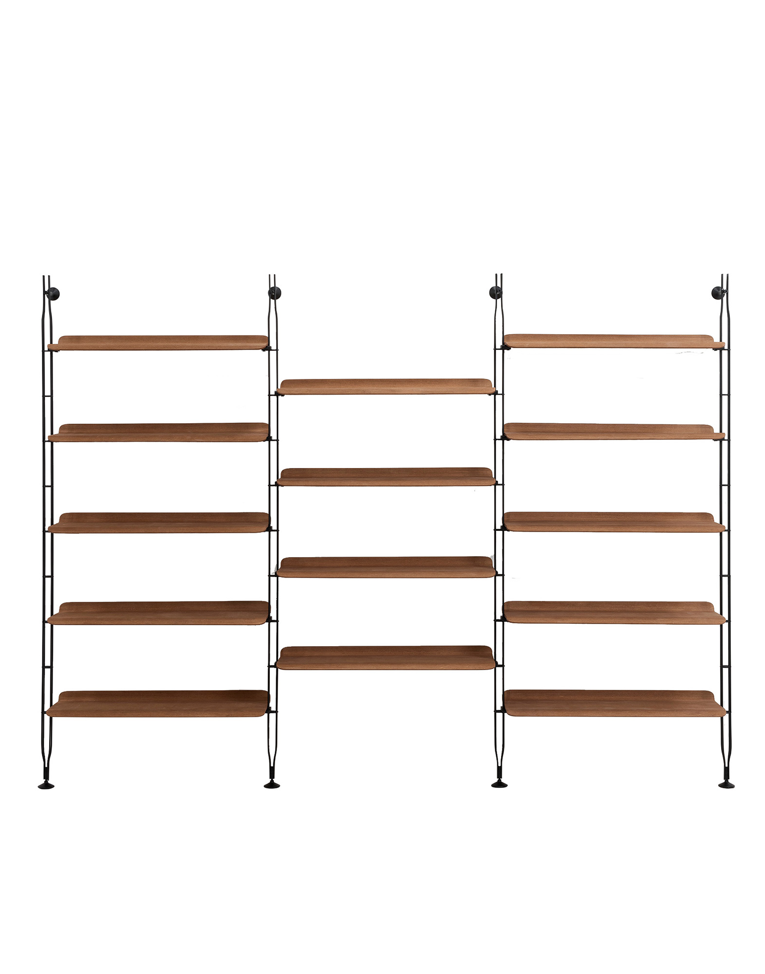 Kartell Bookcases ADAM WOOD DARK WOOD/BLACK | Kartell