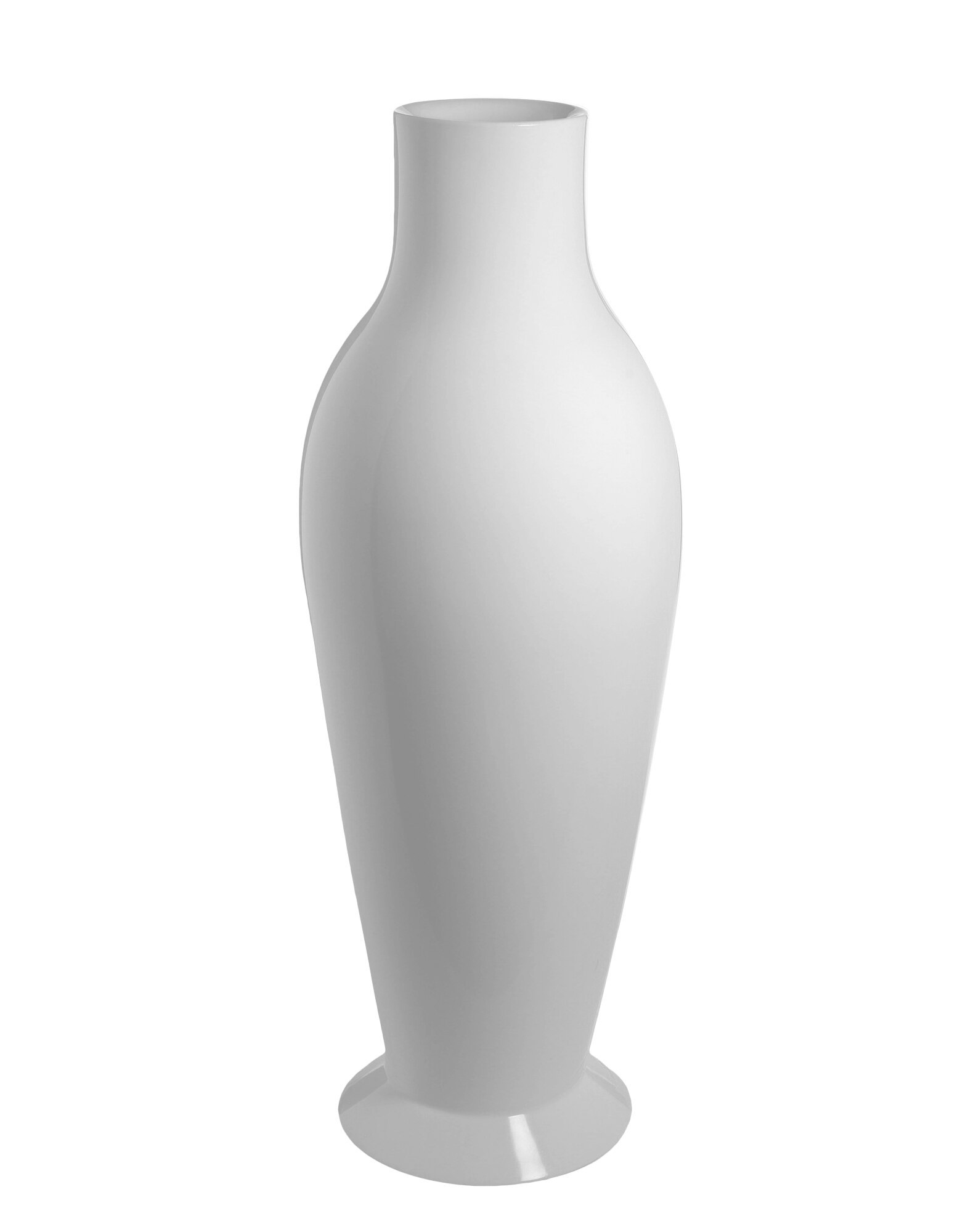 未使用 Kartell 花瓶 44cm 大型 イエロー系 フラワーベース Kartell Vases & Maxi Vases MISSES FLOWER POWER GLOSSY WHITE | Kartell