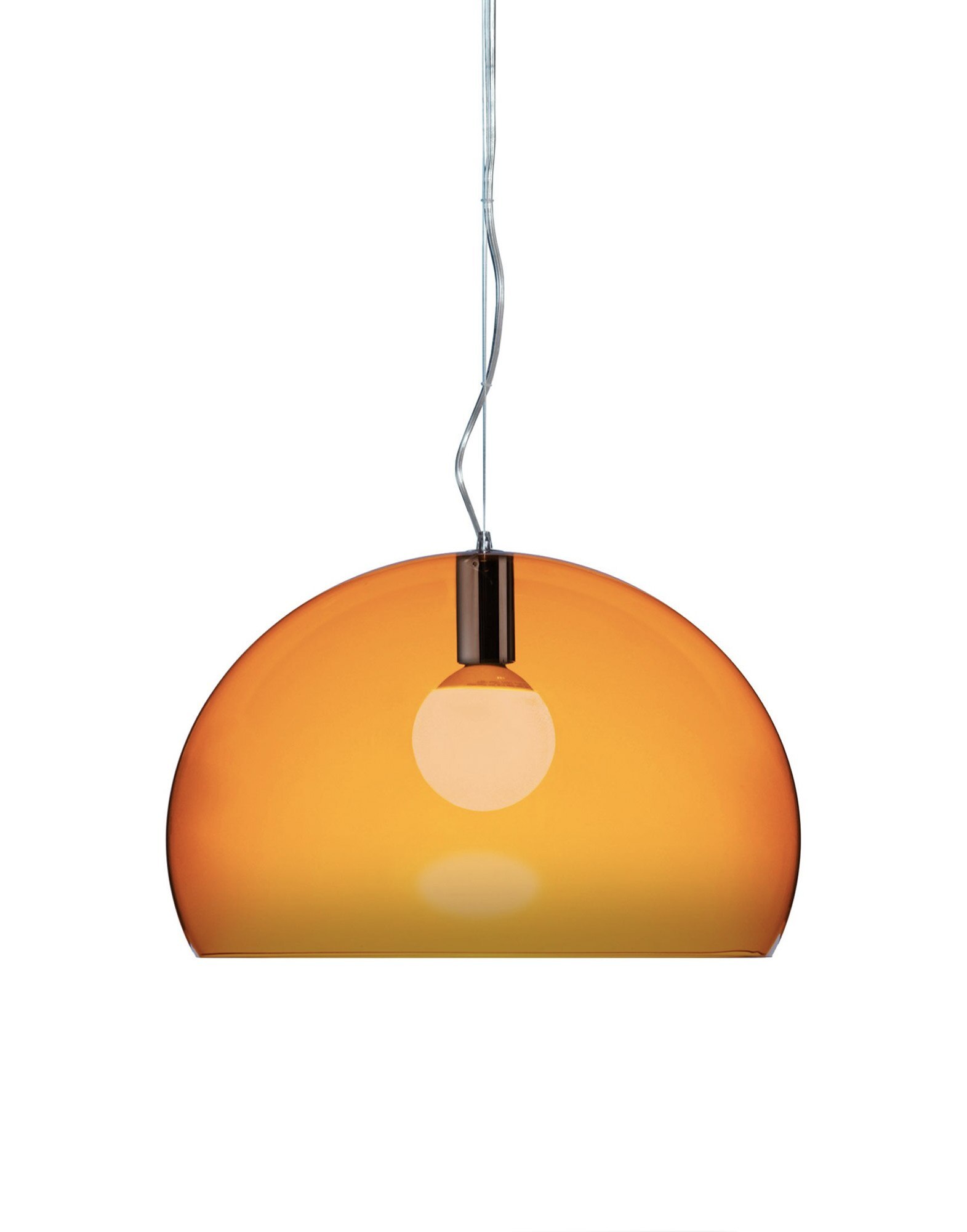 Kartell カルテル FL/Y ペンダントライト オレンジ Kartell Suspension Lamps FL/Y Transparent ORANGE | Kartell