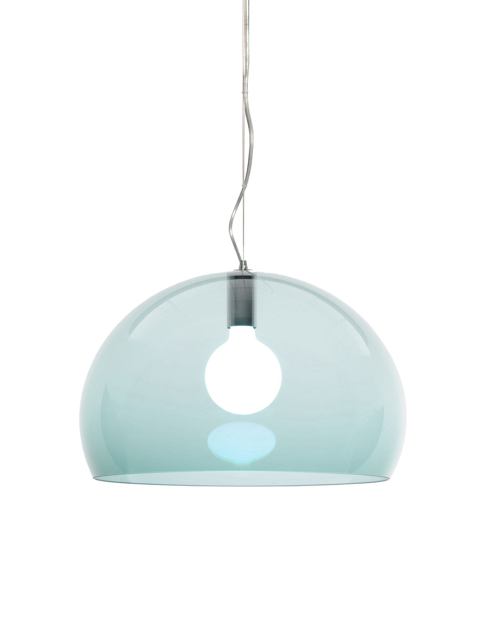 Kartell Suspension Lamps Fl/Y Transparent PETROL | Kartell